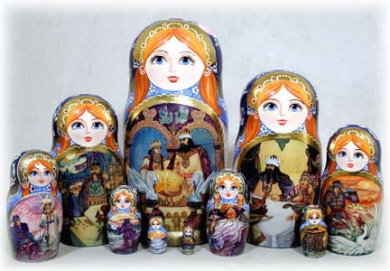 Buy Tsar Saltan Doll 10pc./10" at GoldenCockerel.com