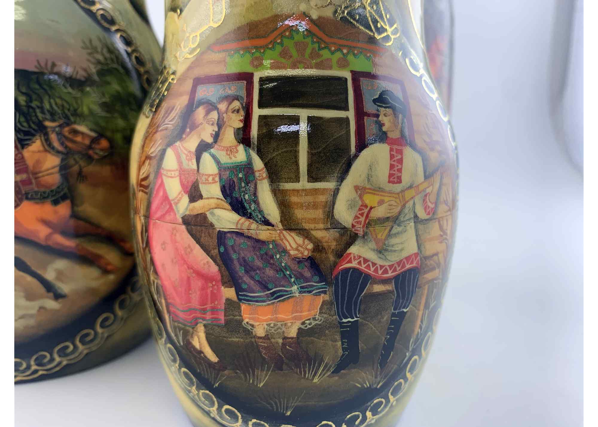 Buy Vintage One of a Kind Nesting Doll 10pc/12" at GoldenCockerel.com