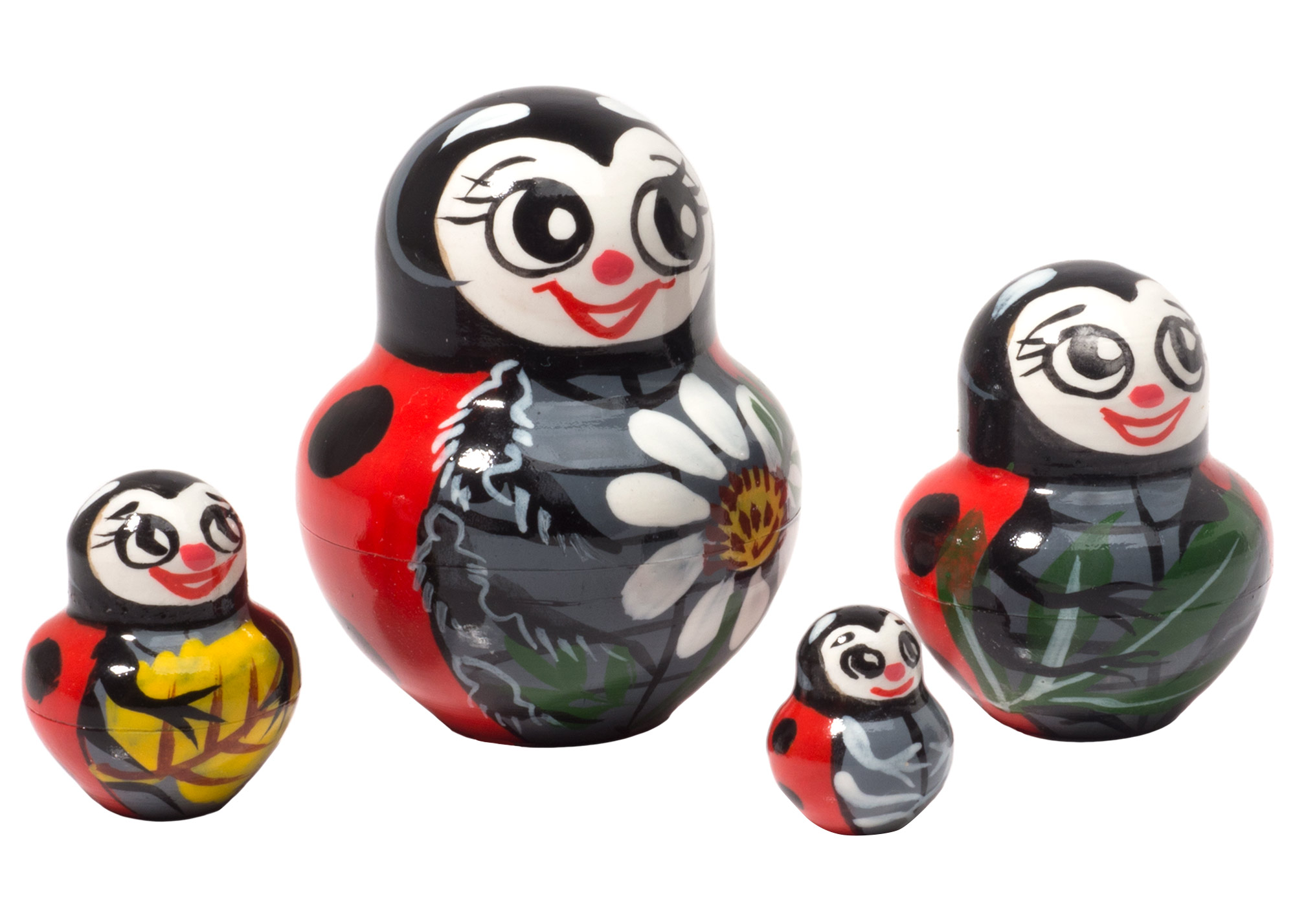 Buy Ladybug Nesting Doll 4pc./2.25" at GoldenCockerel.com