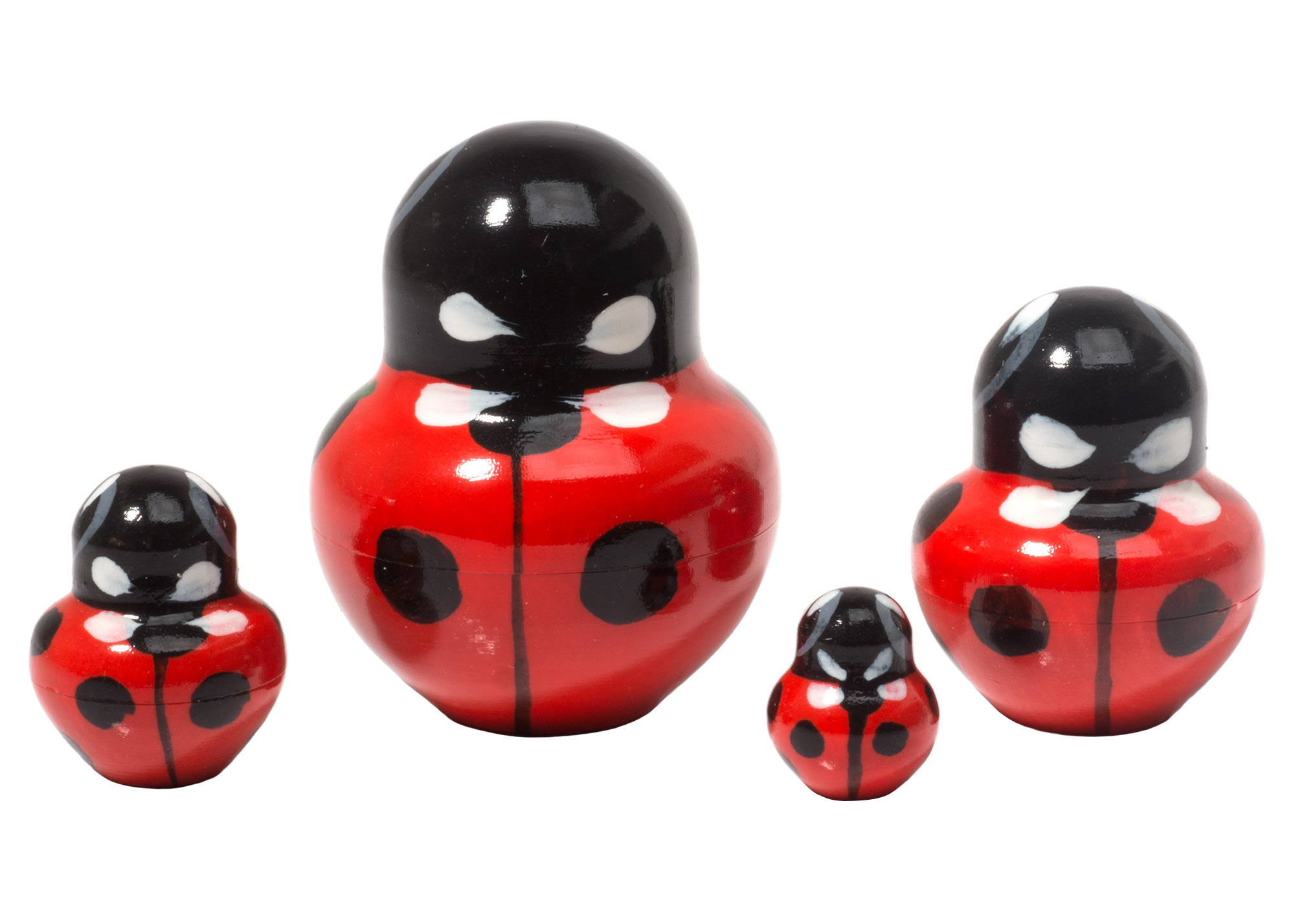 Buy Ladybug Nesting Doll 4pc./2.25" at GoldenCockerel.com