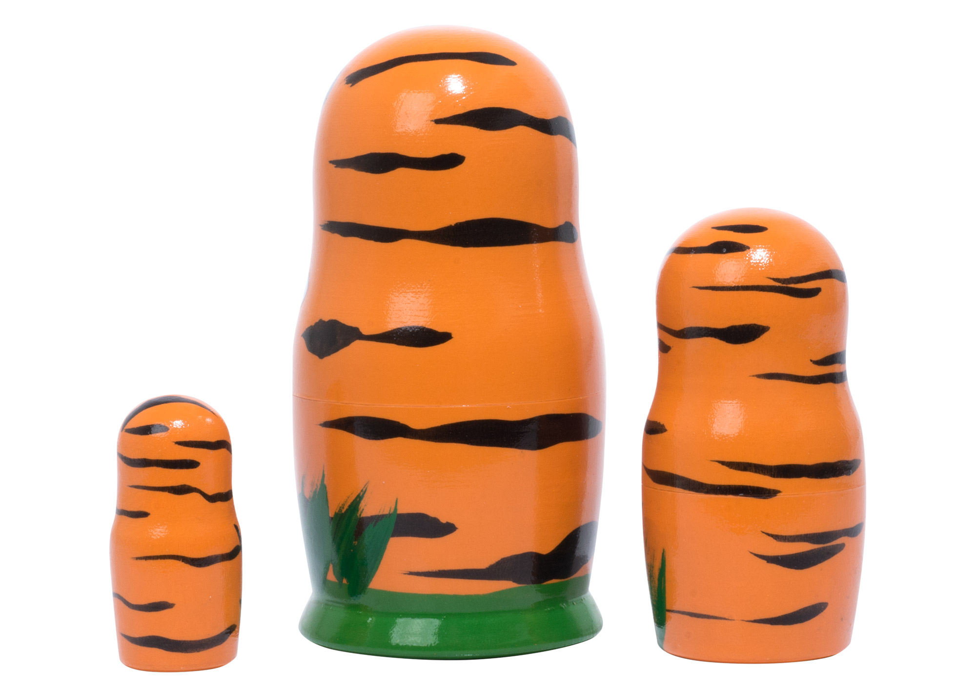 Buy Tiger Nesting Doll 3pc./3.5" at GoldenCockerel.com