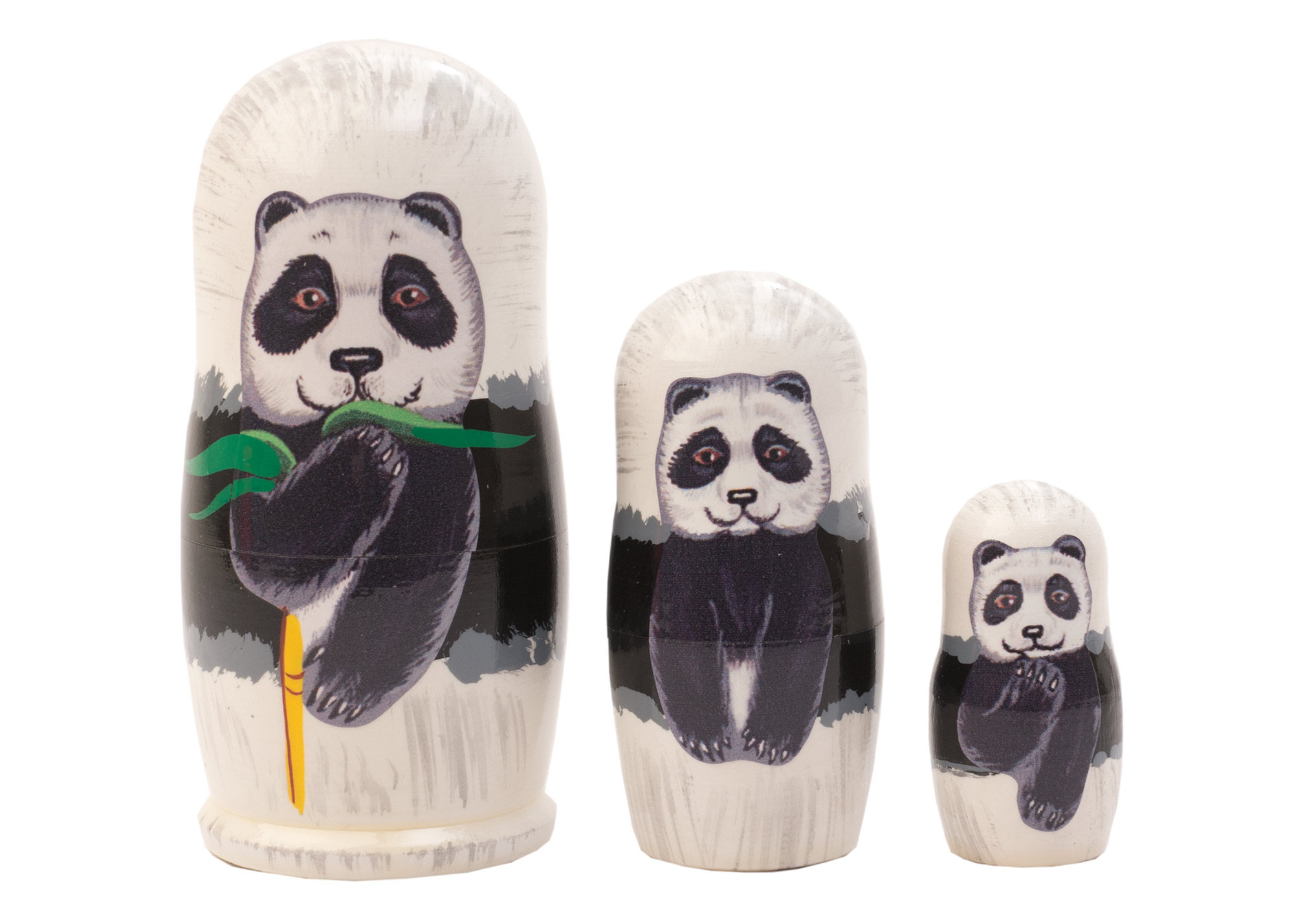 Buy Panda Nesting Doll 3pc./3.5" at GoldenCockerel.com
