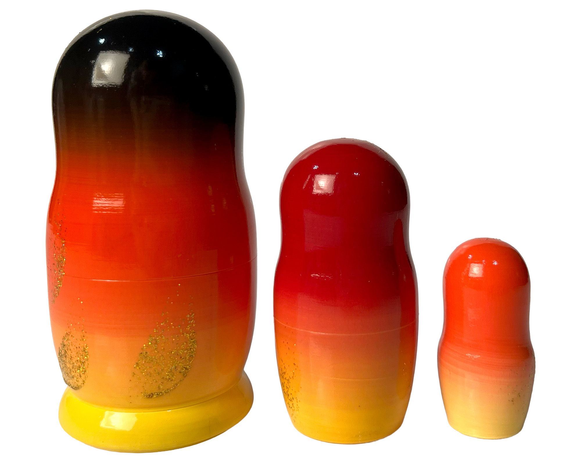 Buy Fire Spirit Horse Nesting Doll 3pc./4" at GoldenCockerel.com