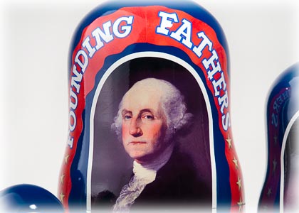 Buy Founding Fathers Nesting Doll 7pc./8" at GoldenCockerel.com
