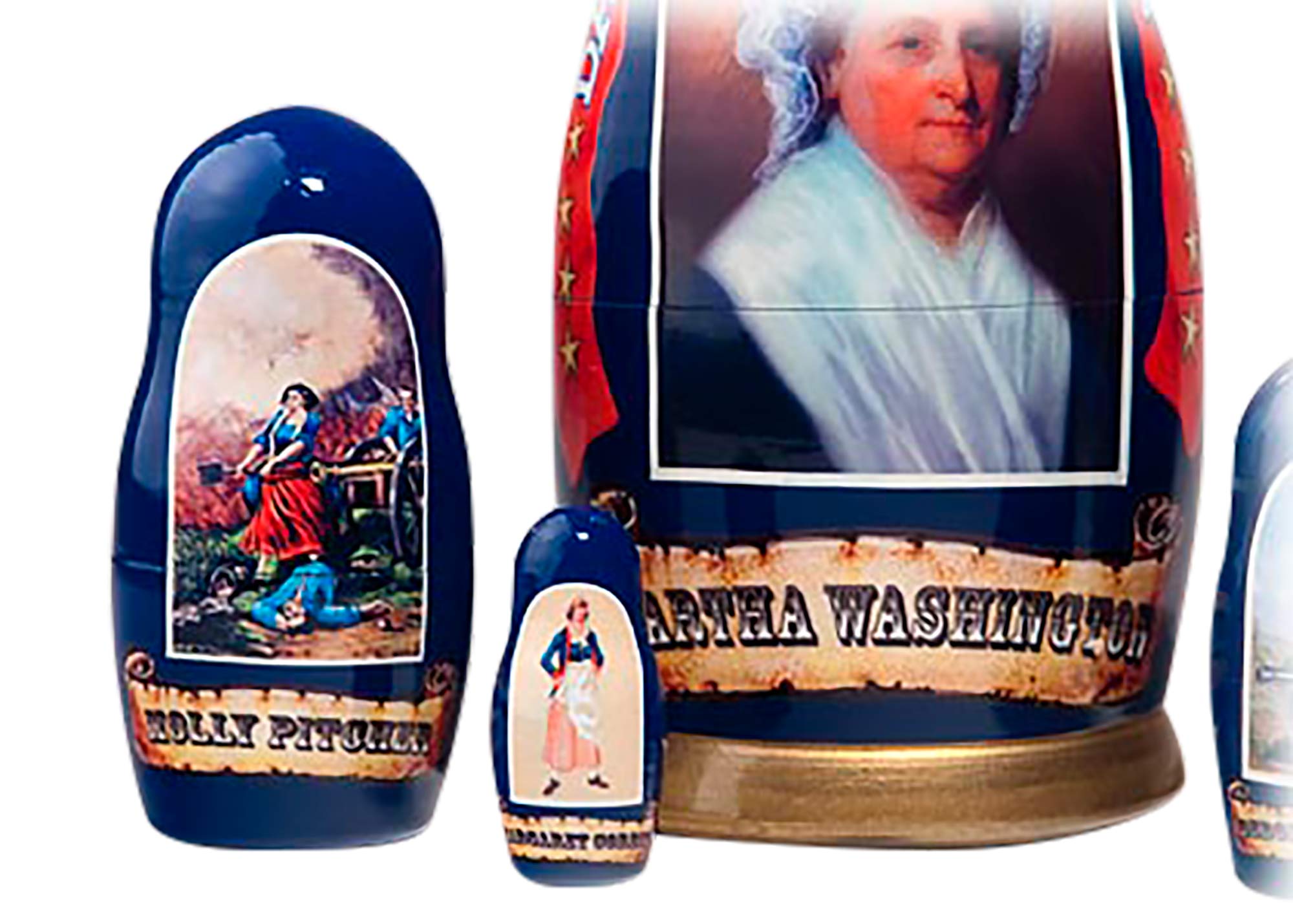 Buy Daughters of Liberty Nesting Doll 5pc./6" at GoldenCockerel.com