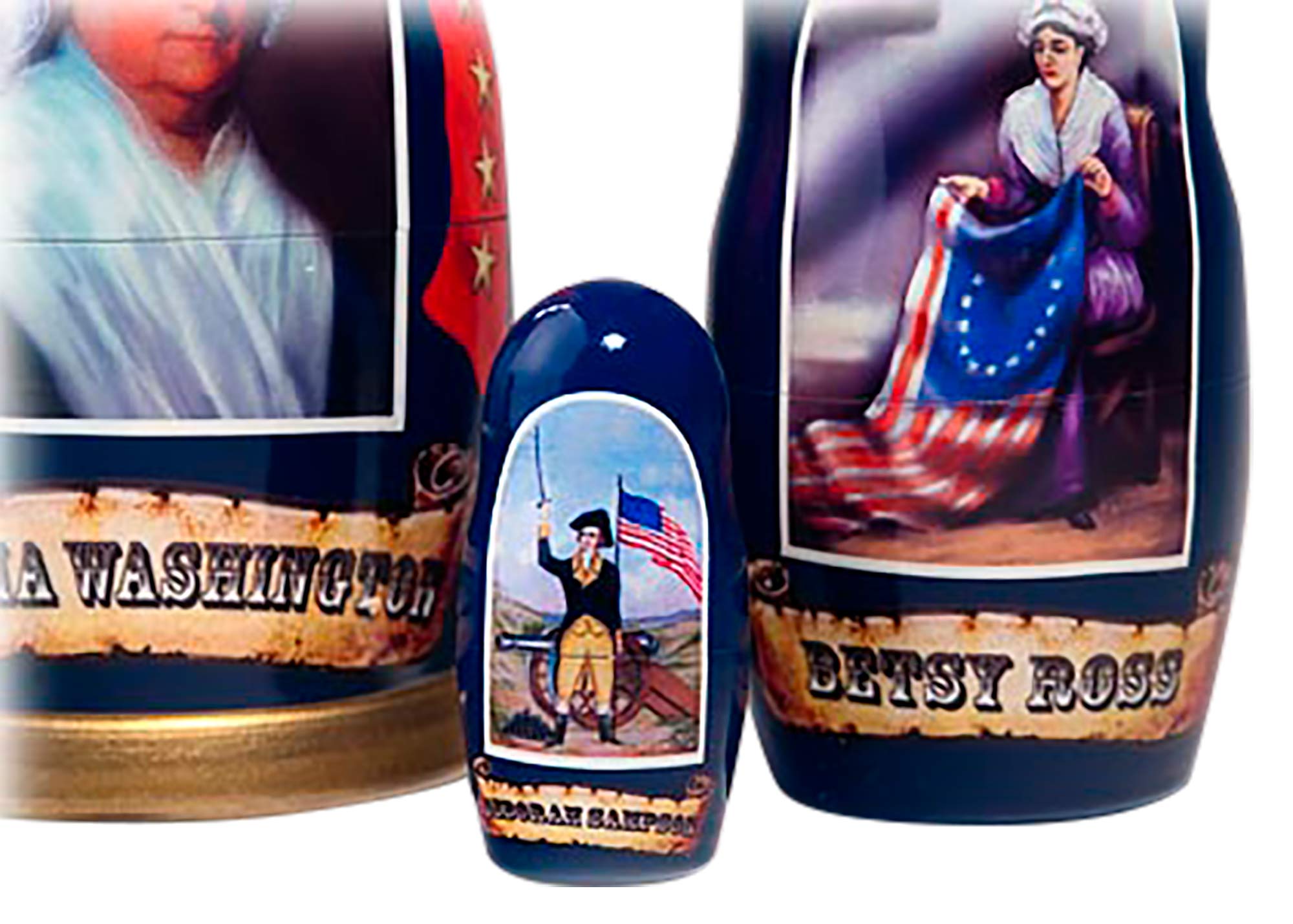 Buy Daughters of Liberty Nesting Doll 5pc./6" at GoldenCockerel.com