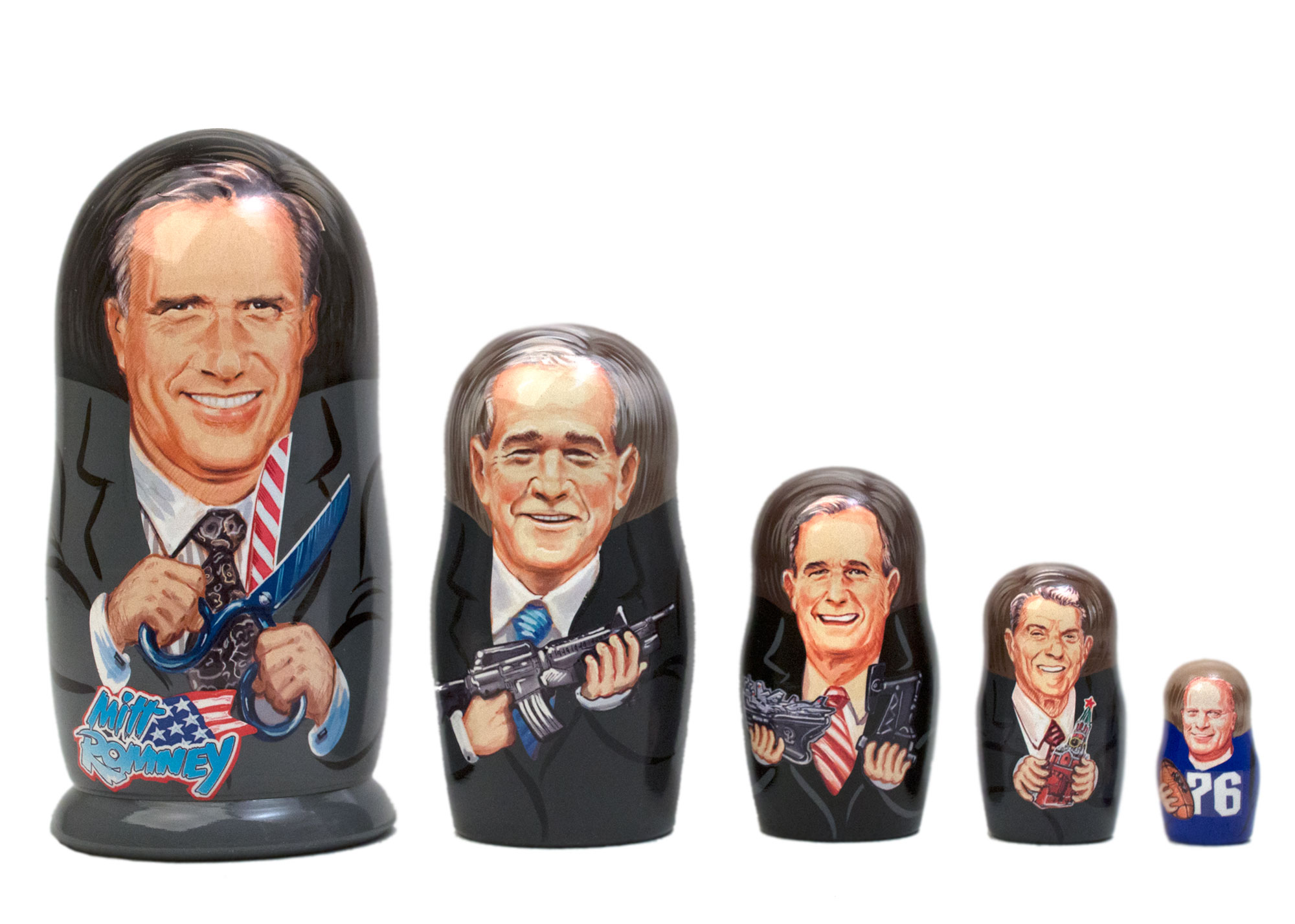 Buy Romney & Republican Presidents Doll 5pc./5" at GoldenCockerel.com