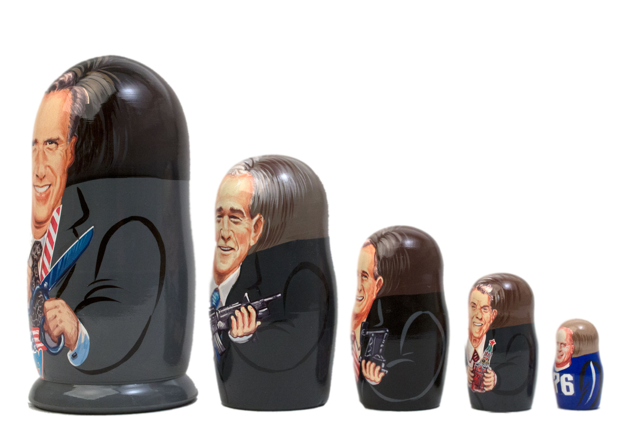 Buy Romney & Republican Presidents Doll 5pc./5" at GoldenCockerel.com