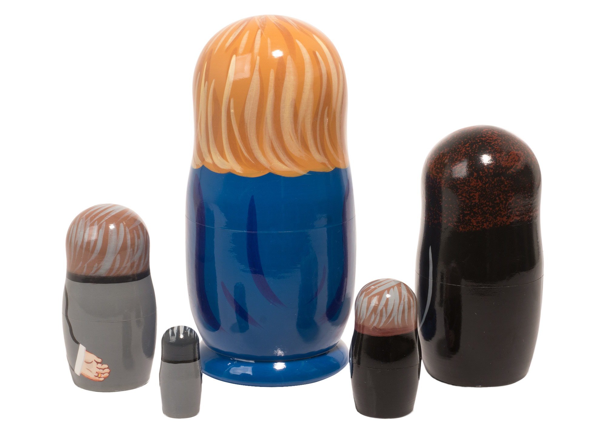 Buy Hillary Clinton Nesting Doll 5pc./6" at GoldenCockerel.com