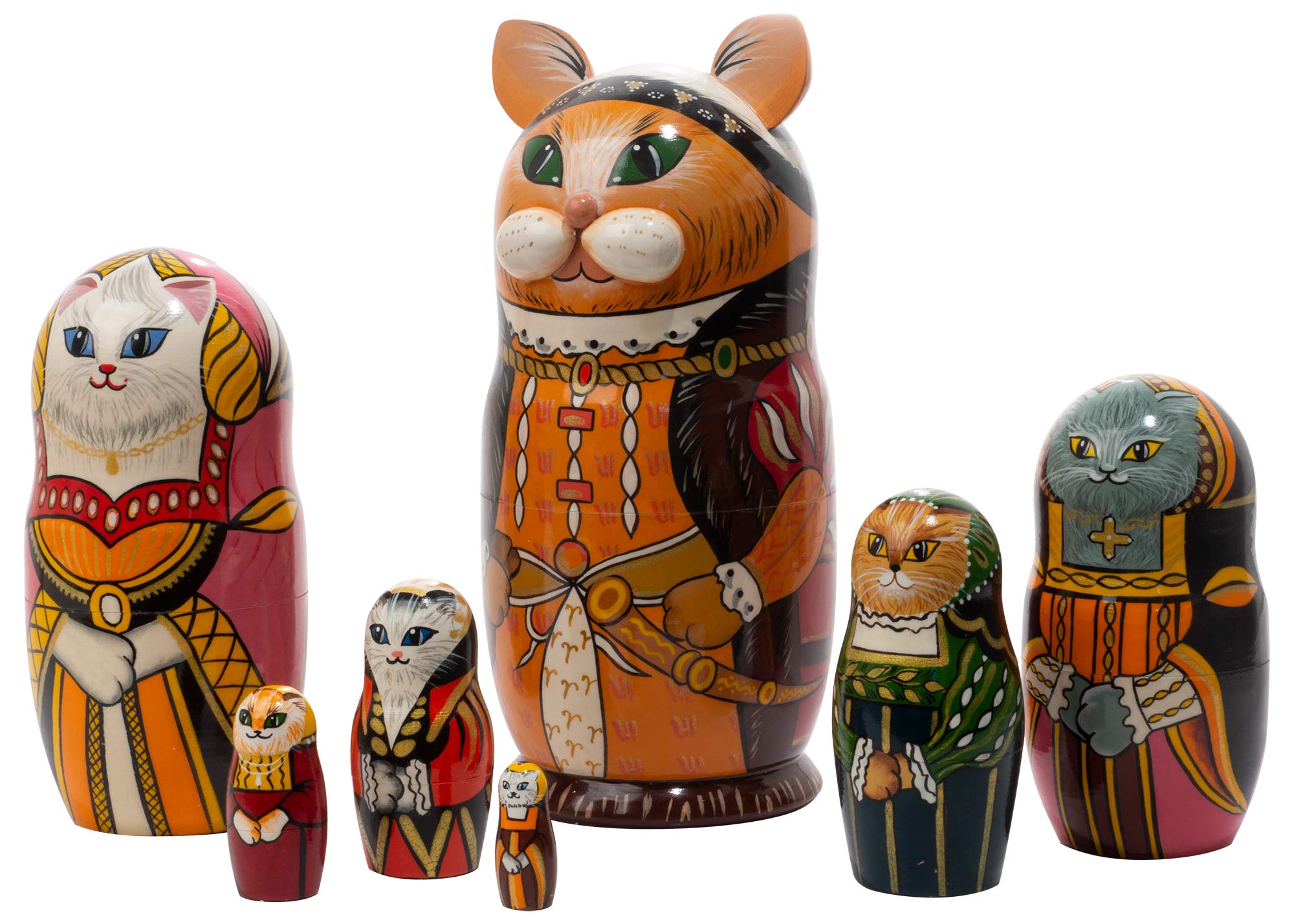 Buy Henry VIII Cat 7pc./6" at GoldenCockerel.com