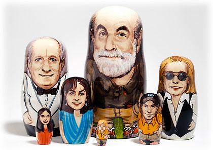 Buy Custom Portrait Nesting Doll at GoldenCockerel.com