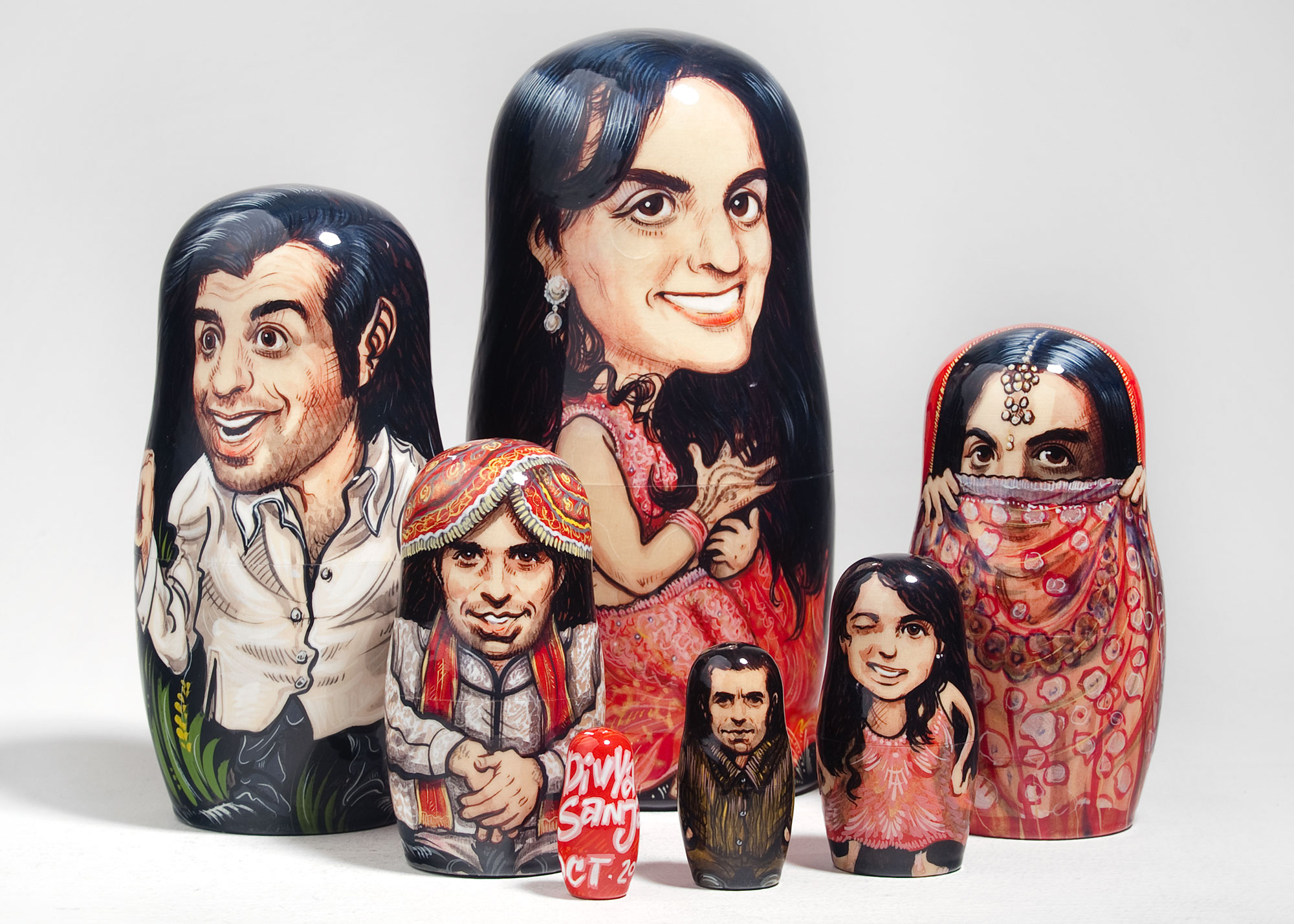 Buy Custom Portrait Nesting Doll at GoldenCockerel.com