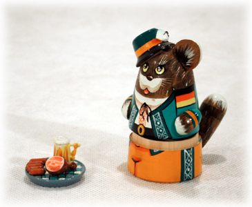 Buy German Fat Cat  2pc./3"  at GoldenCockerel.com