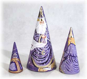 Buy Wizard Cone Deluxe 3pc./6" at GoldenCockerel.com