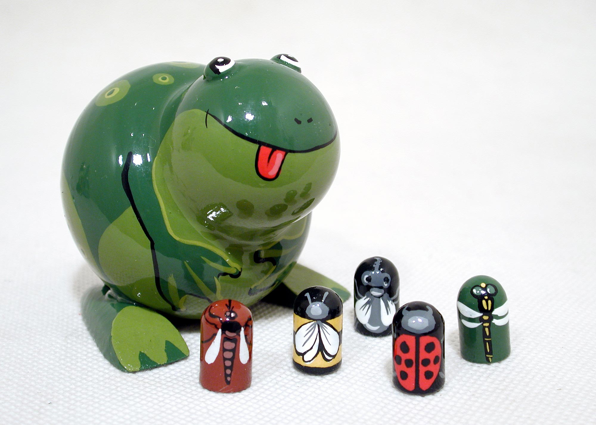 Buy Swamp Frog Doll 6pc./4" at GoldenCockerel.com
