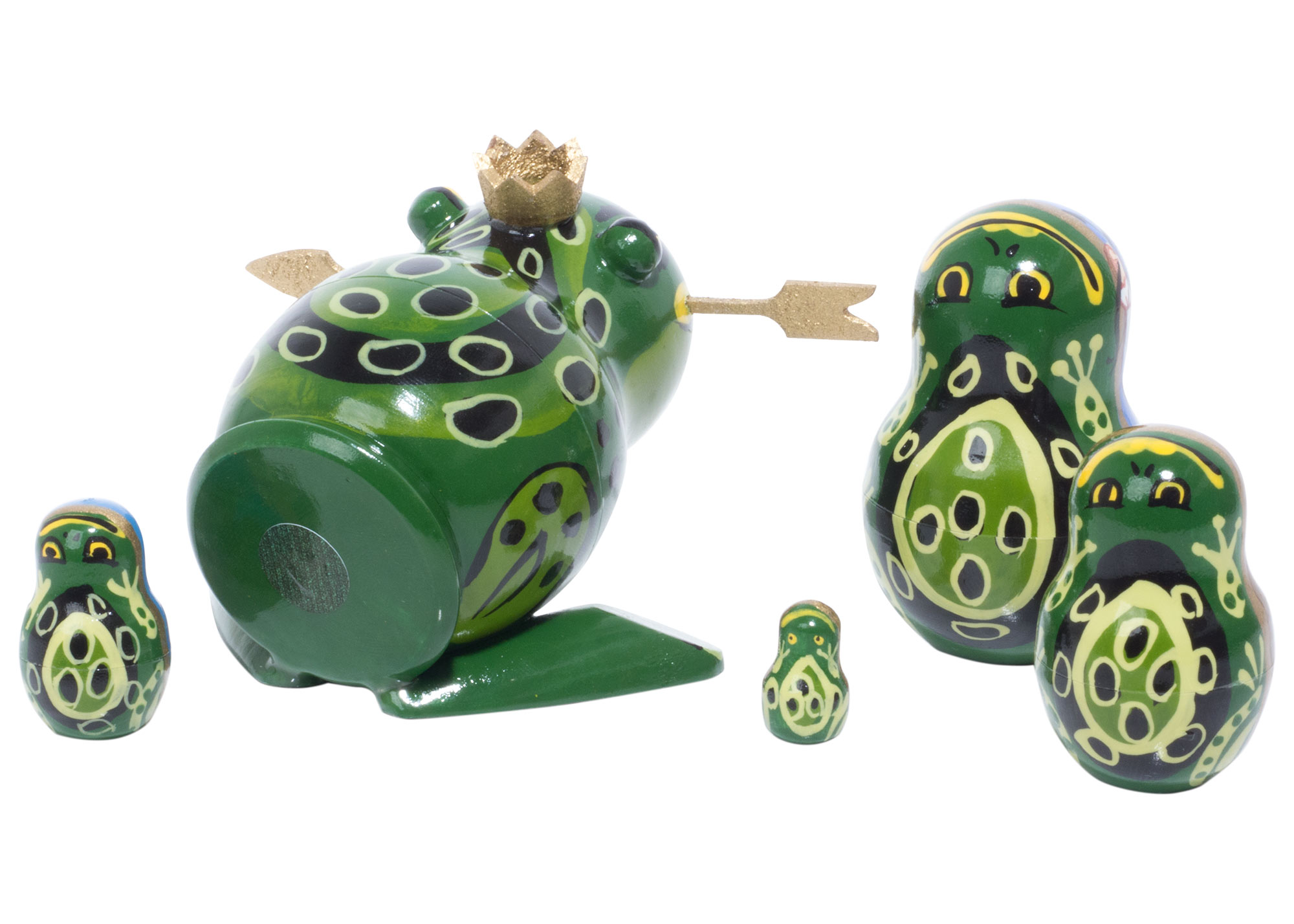 Buy The Frog Princess Nesting Doll 5pc./4" at GoldenCockerel.com