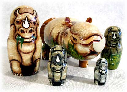 Buy Rhino Herd Doll 5pc./5" at GoldenCockerel.com