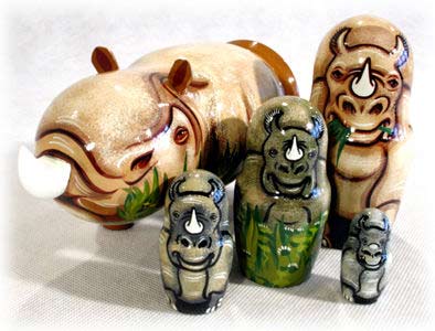 Buy Rhino Herd Doll 5pc./5" at GoldenCockerel.com