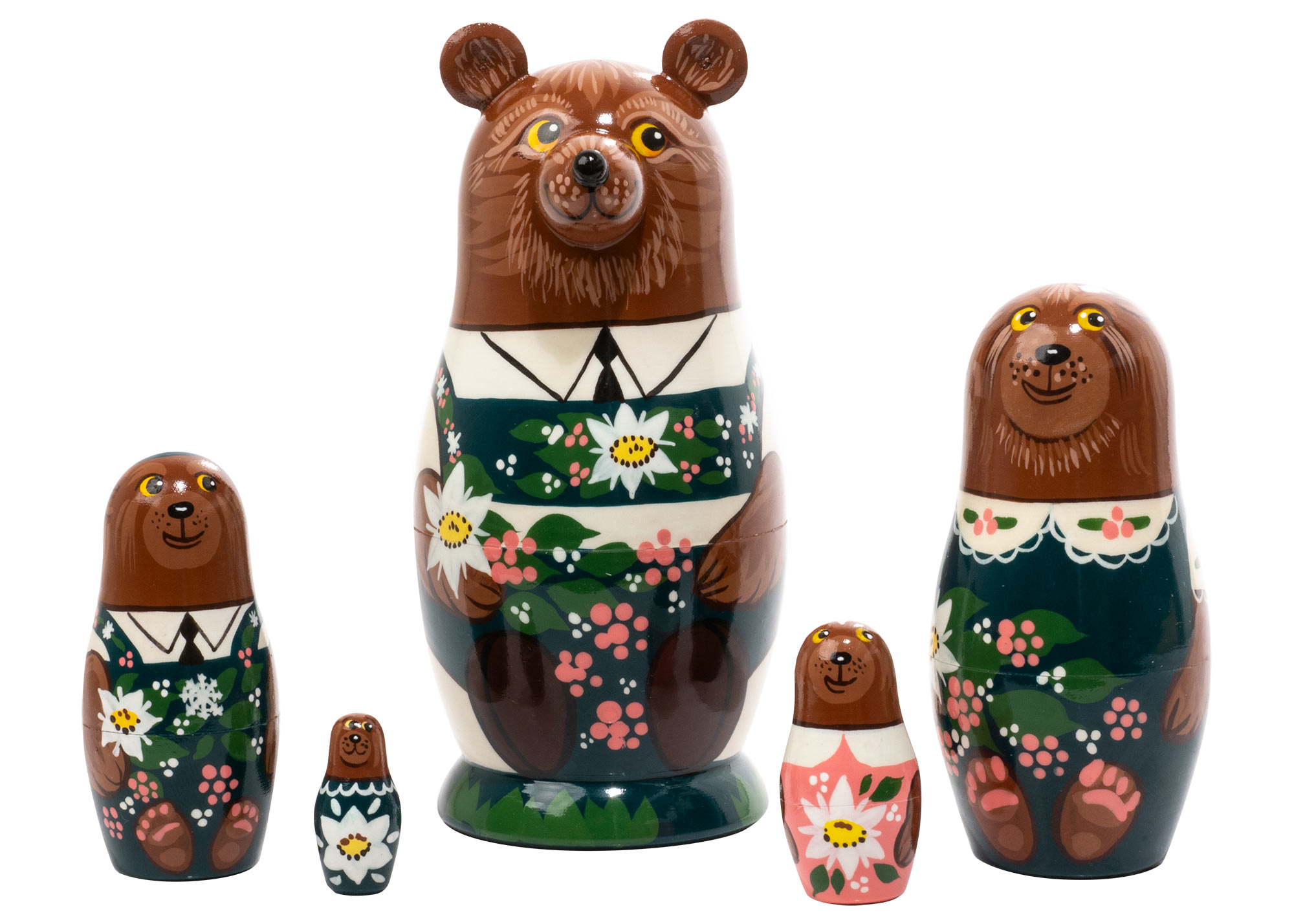 Buy Alpine Bear Doll 5pc./5"  at GoldenCockerel.com