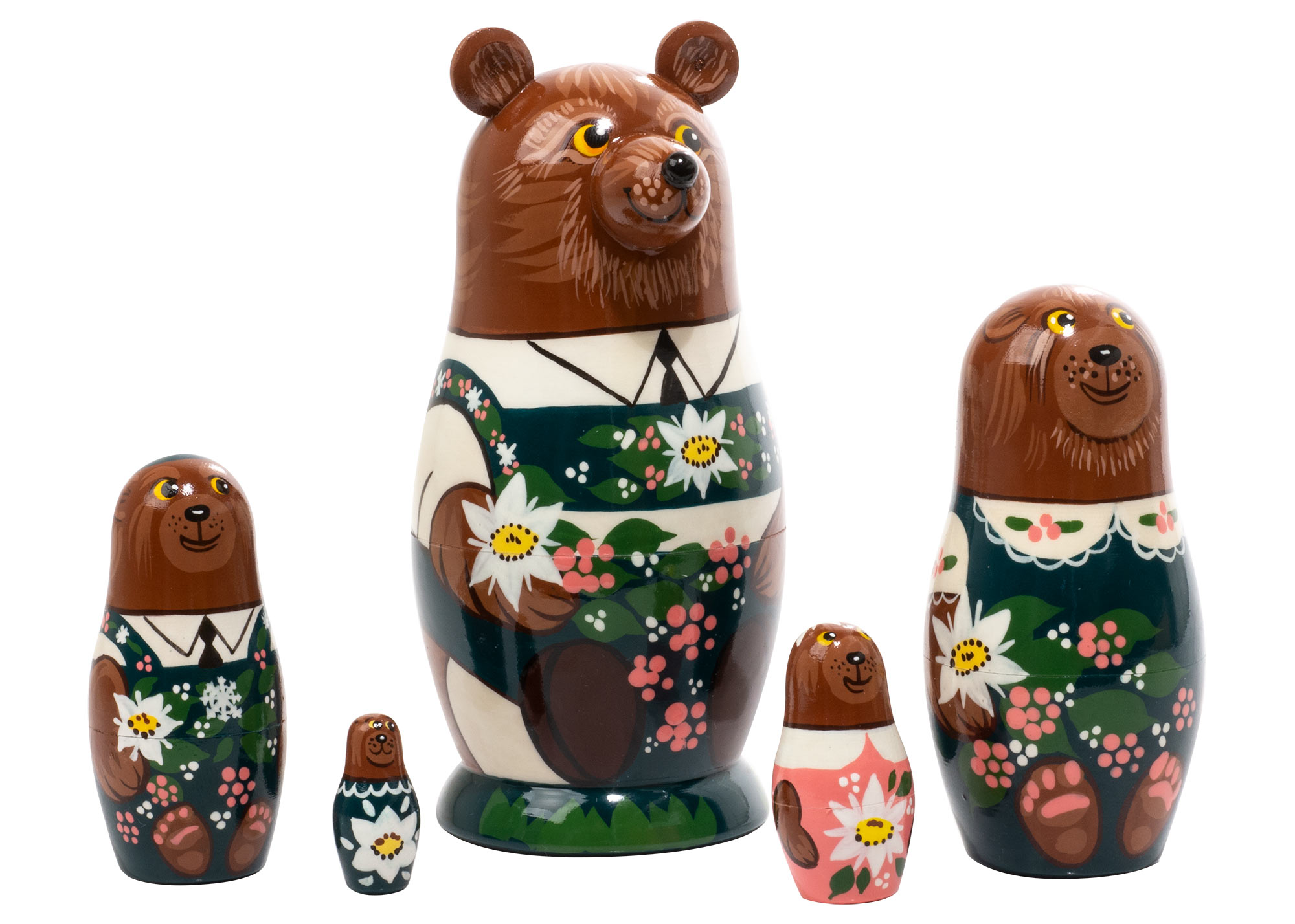 Buy Alpine Bear Doll 5pc./5"  at GoldenCockerel.com