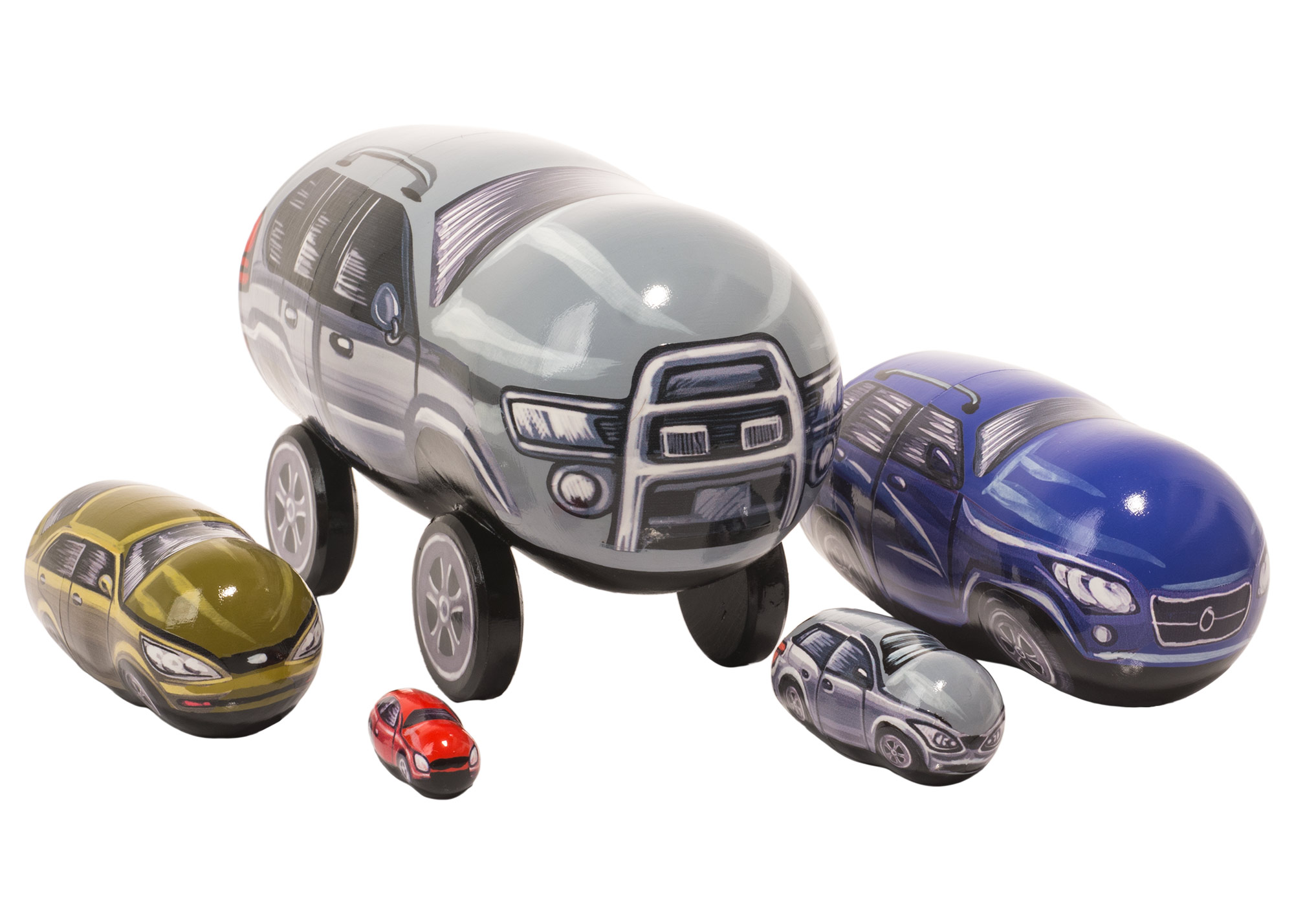 Buy Nesting Car Doll 5pc./5" at GoldenCockerel.com