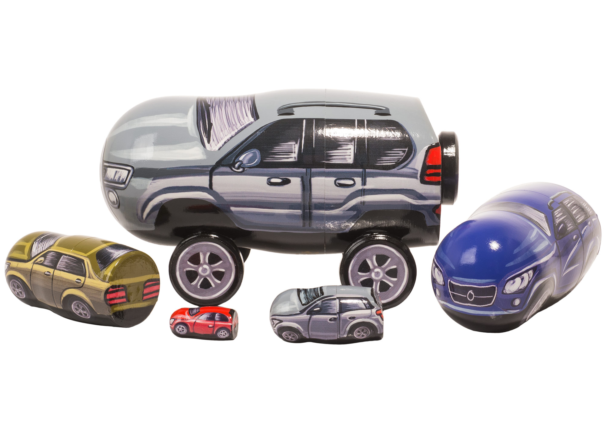 Buy Nesting Car Doll 5pc./5" at GoldenCockerel.com