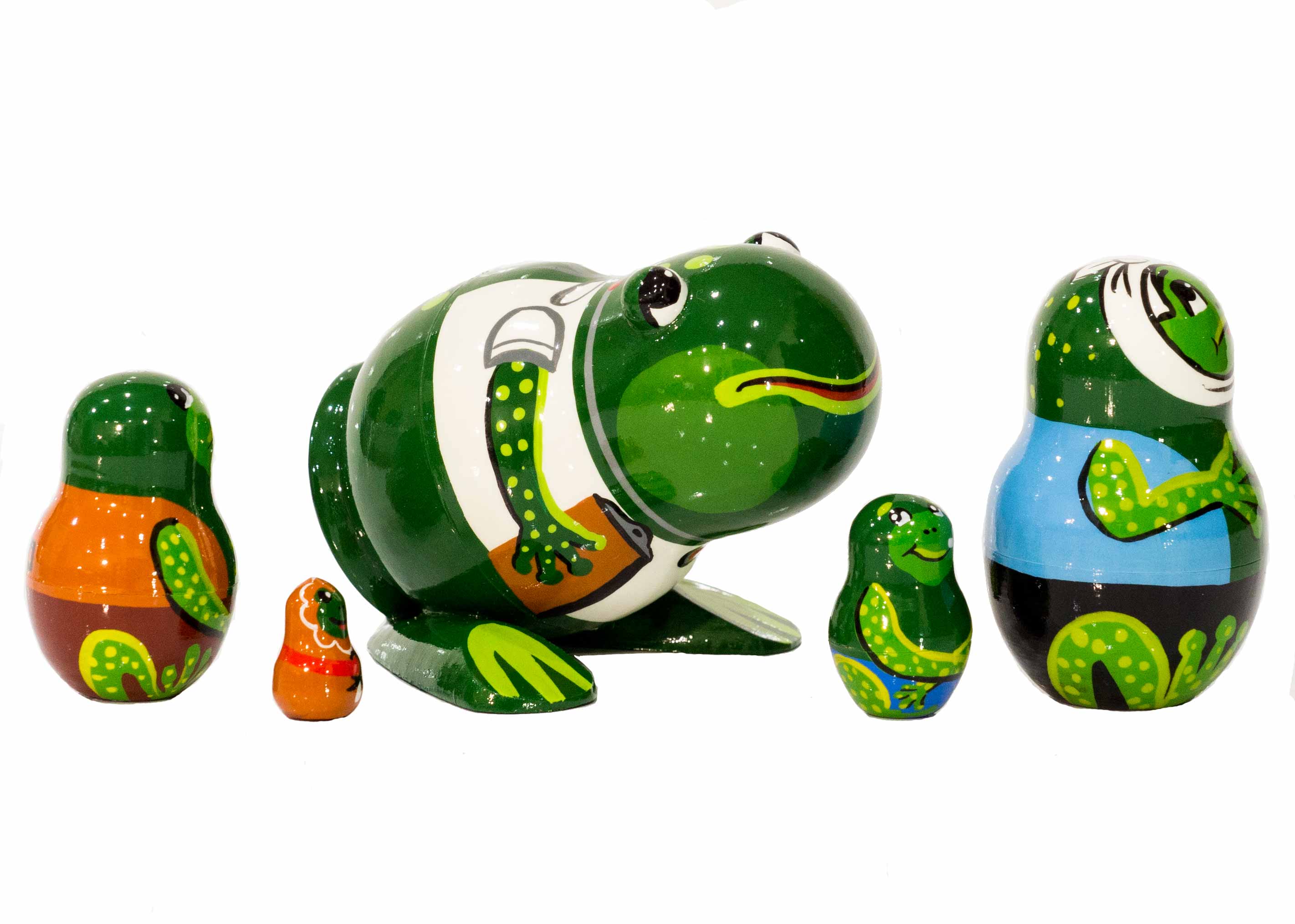 Buy Nurse Frog Nesting Doll 5pc./4"  at GoldenCockerel.com