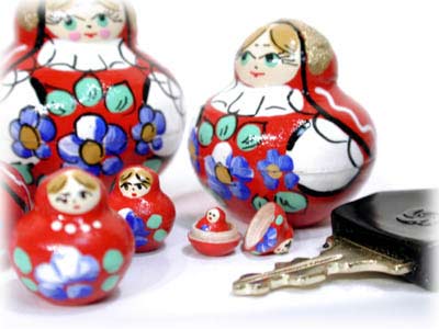 Buy Mini Art Nesting Doll 10pc./1.75"  at GoldenCockerel.com