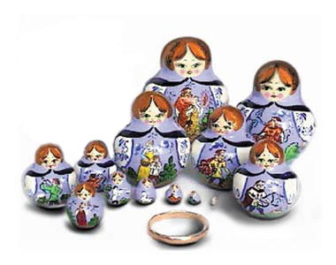 Buy Mini Fairy Tale Doll 12pc./2"  at GoldenCockerel.com