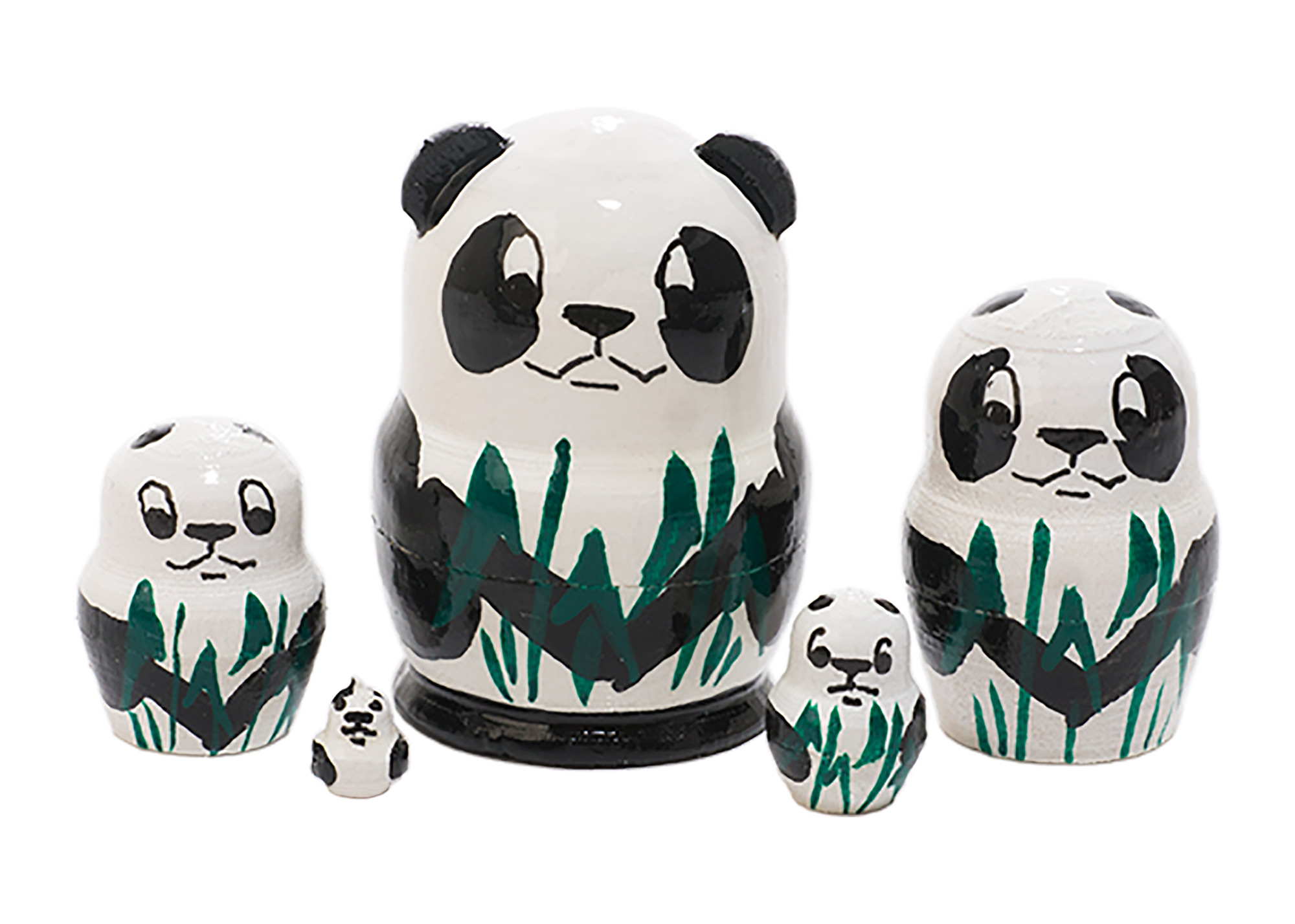 Buy Mini Nesting Panda Doll 5pc./1.5" at GoldenCockerel.com