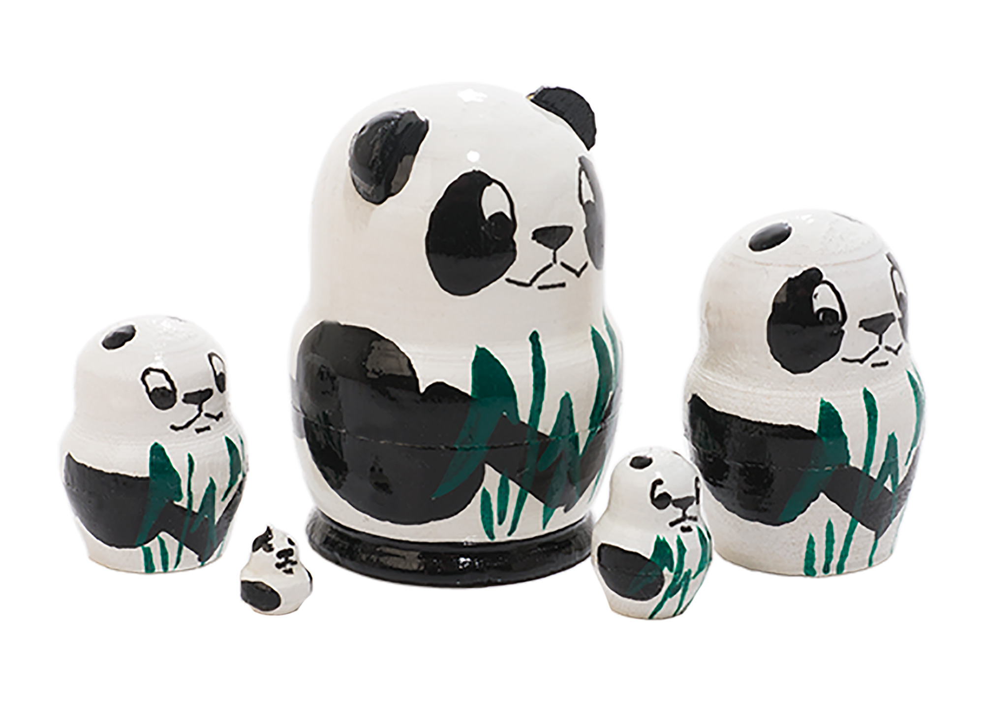 Buy Mini Nesting Panda Doll 5pc./1.5" at GoldenCockerel.com