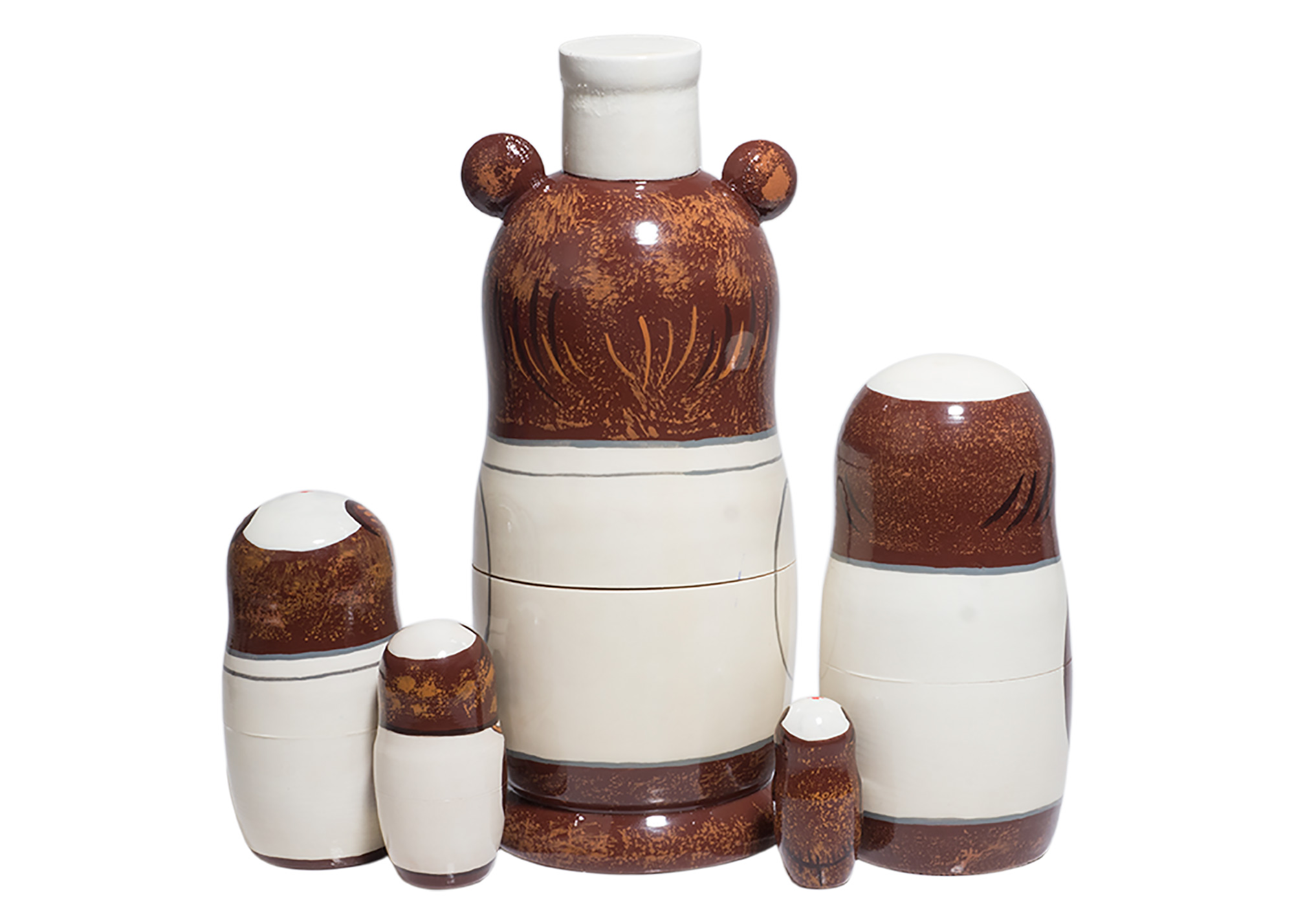 Buy Nurse Bear Nesting Doll 5pc./8" at GoldenCockerel.com