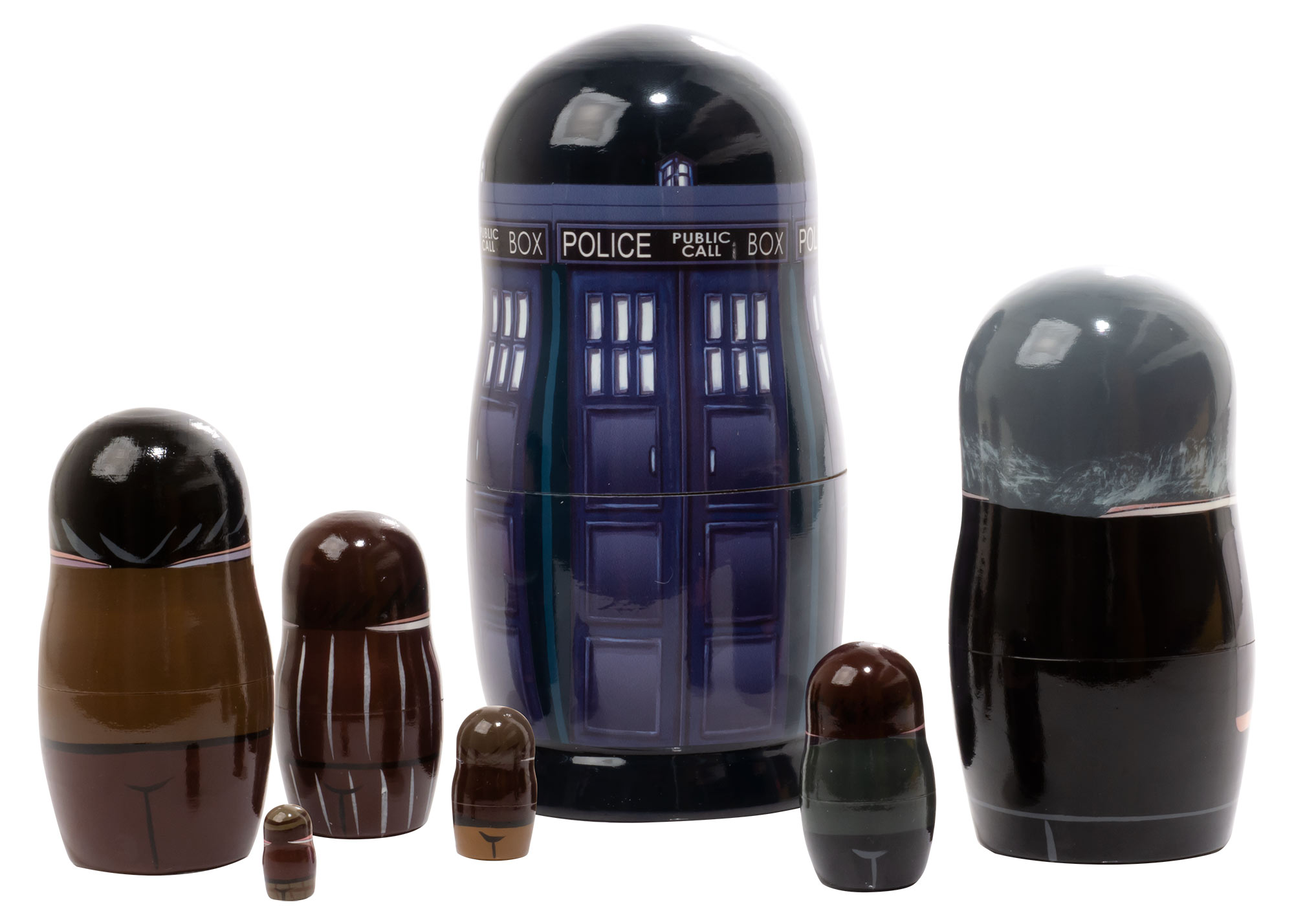 Buy Contemporary Doctor Nesting Doll 7pc./6" at GoldenCockerel.com