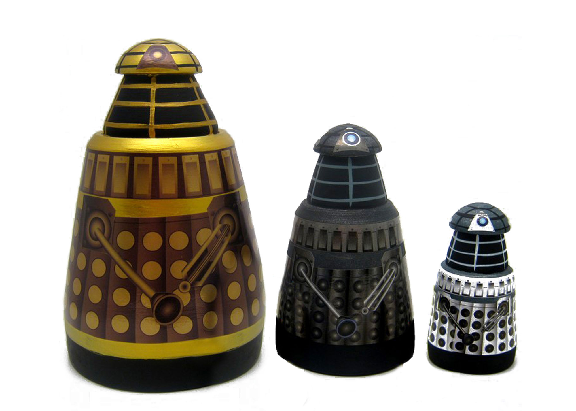Buy Nesting Dalek Robots 5" at GoldenCockerel.com