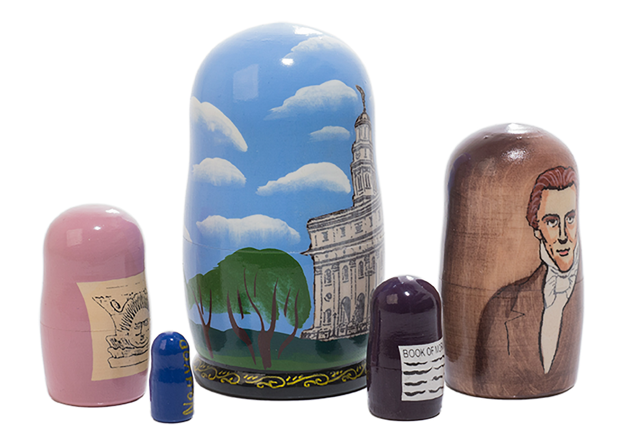 Buy Nauvoo Nesting Doll 5pc./4" at GoldenCockerel.com