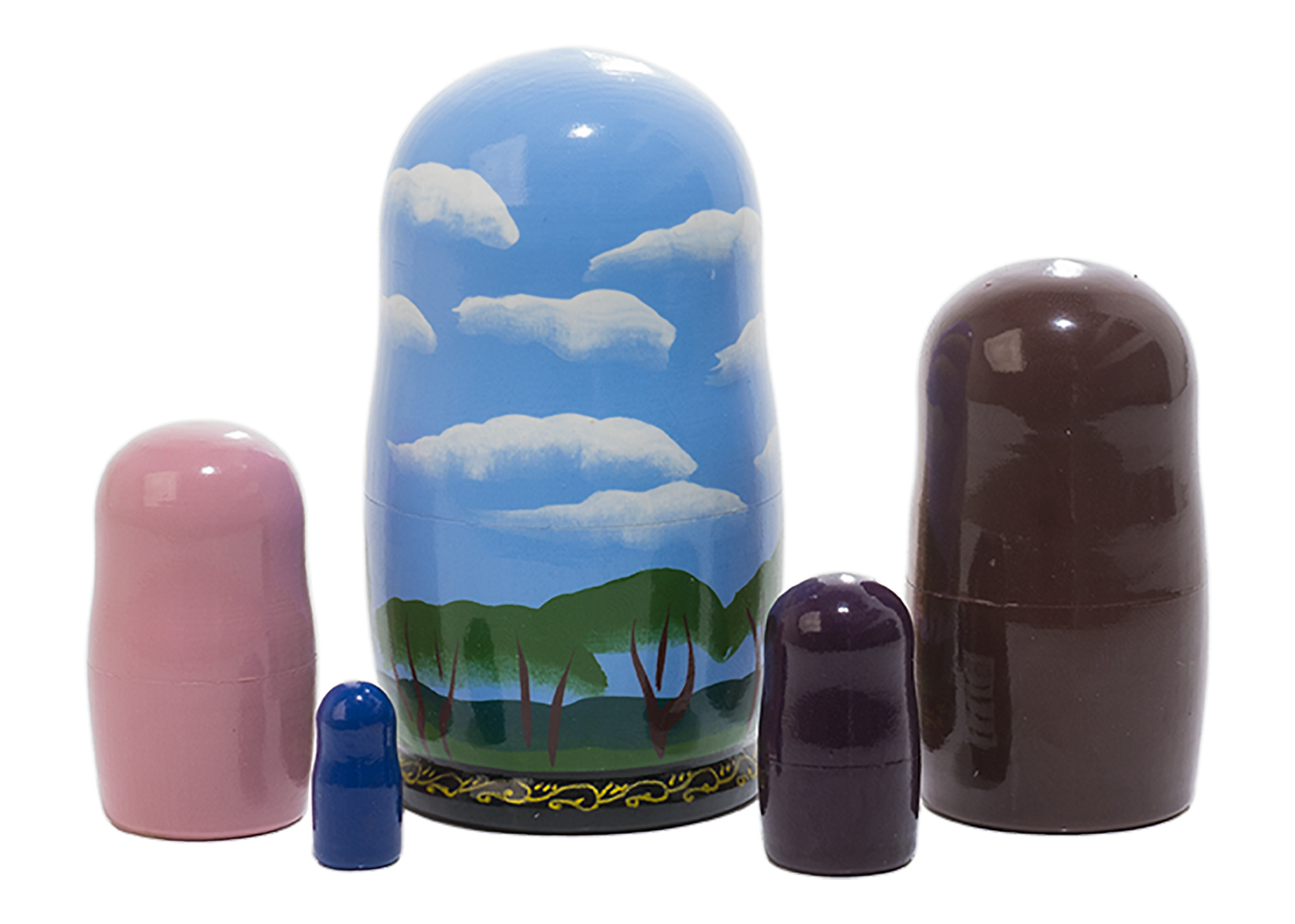 Buy Nauvoo Nesting Doll 5pc./4" at GoldenCockerel.com