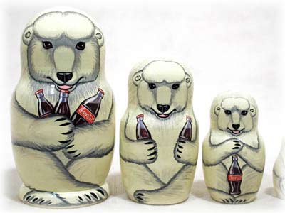 Buy Coca Cola Polar Bears at GoldenCockerel.com