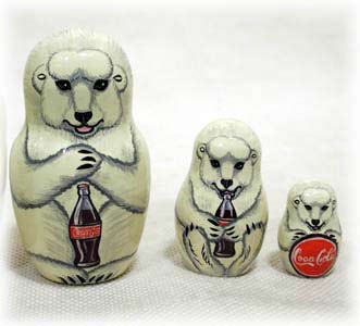 Buy Coca Cola Polar Bears at GoldenCockerel.com