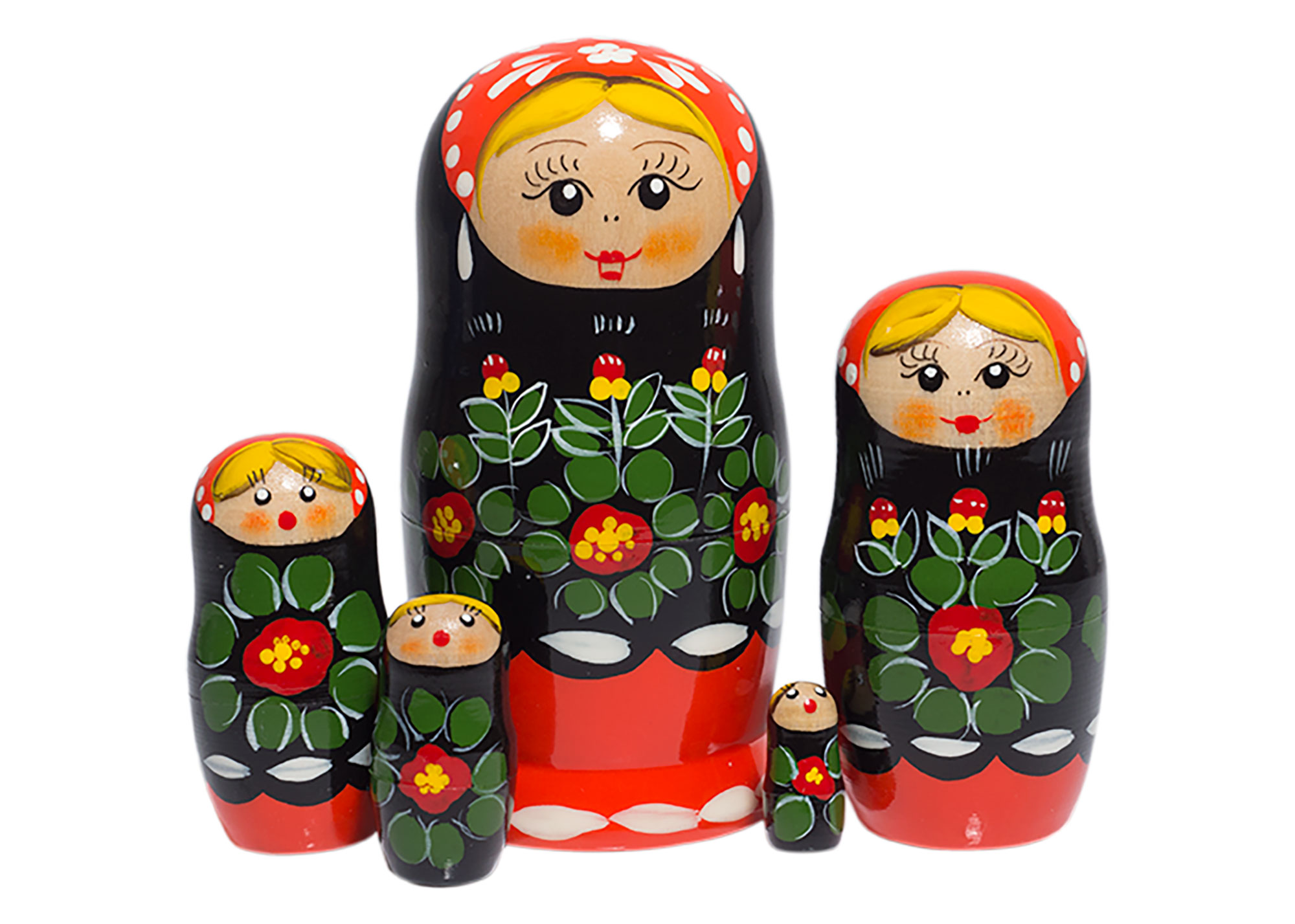 Buy Poppies Nesting Doll 5pc./4" at GoldenCockerel.com