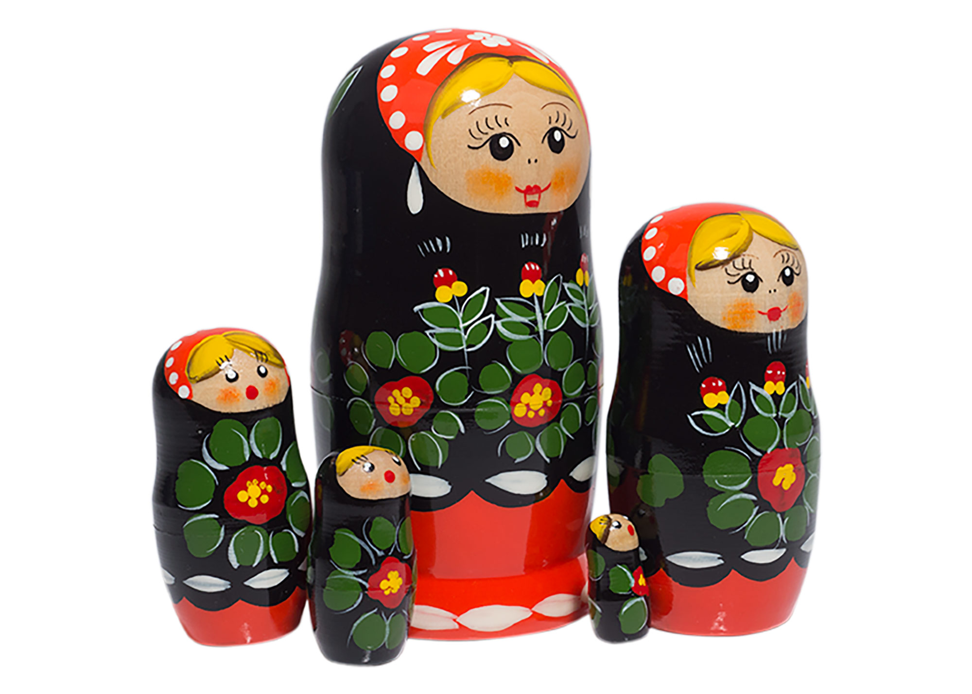 Buy Poppies Nesting Doll 5pc./4" at GoldenCockerel.com