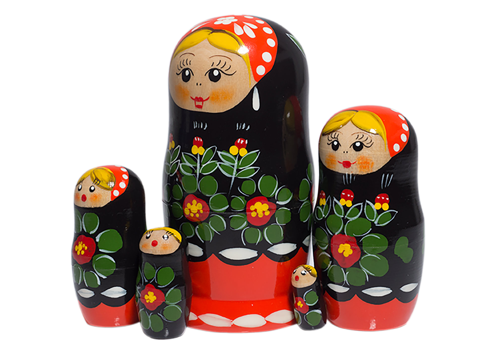 Buy Матрешка "Маки" 5 мест 7,5 см at GoldenCockerel.com