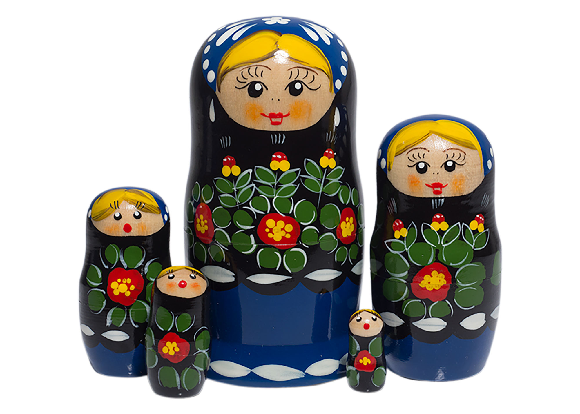 Buy Poppies Nesting Doll 5pc./4" at GoldenCockerel.com