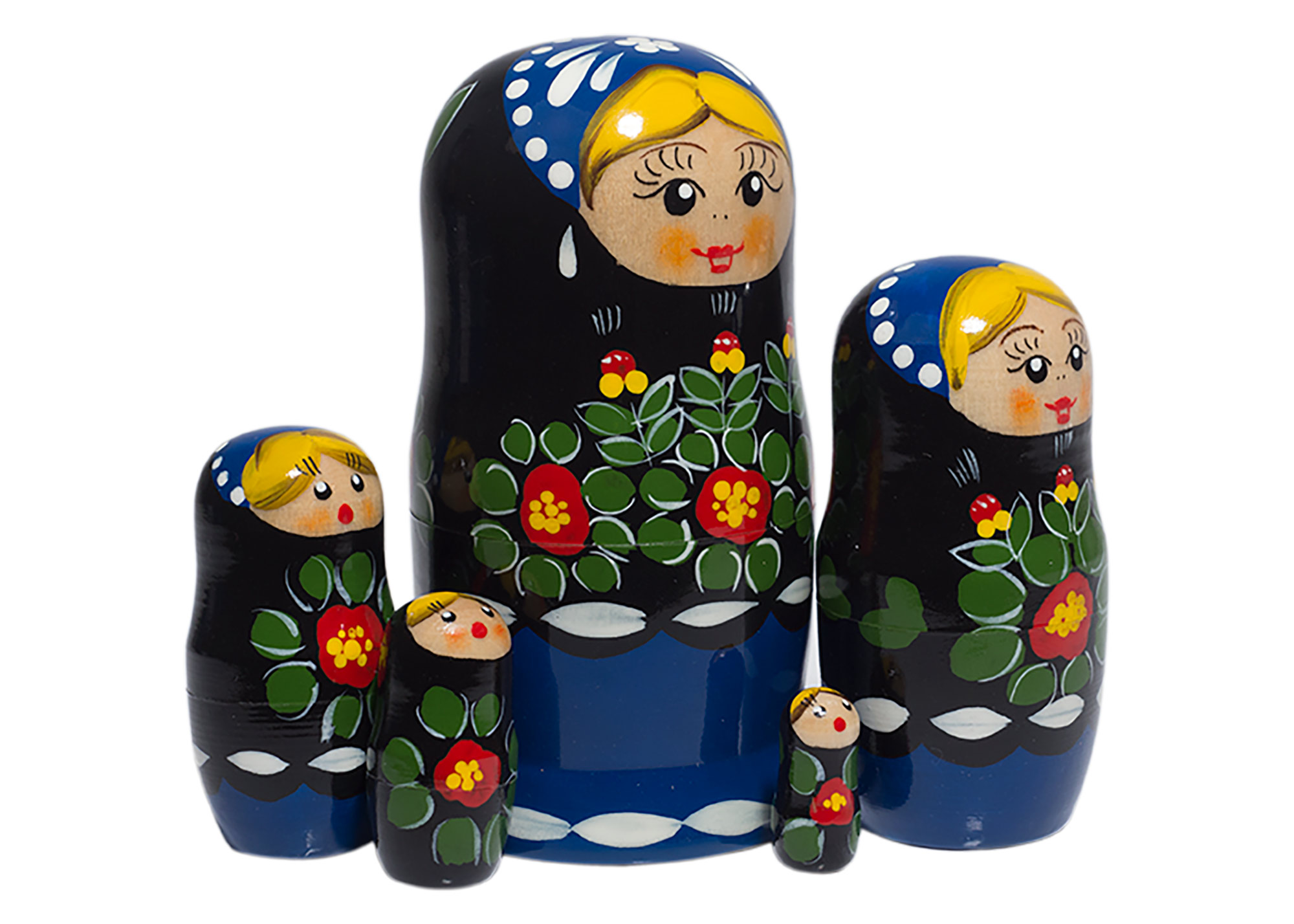 Buy Матрешка "Маки" 5 мест 7,5 см at GoldenCockerel.com