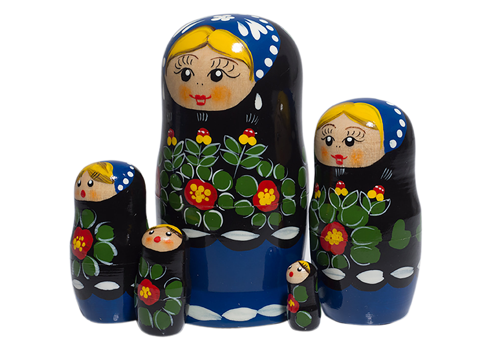 Buy Poppies Nesting Doll 5pc./4" at GoldenCockerel.com