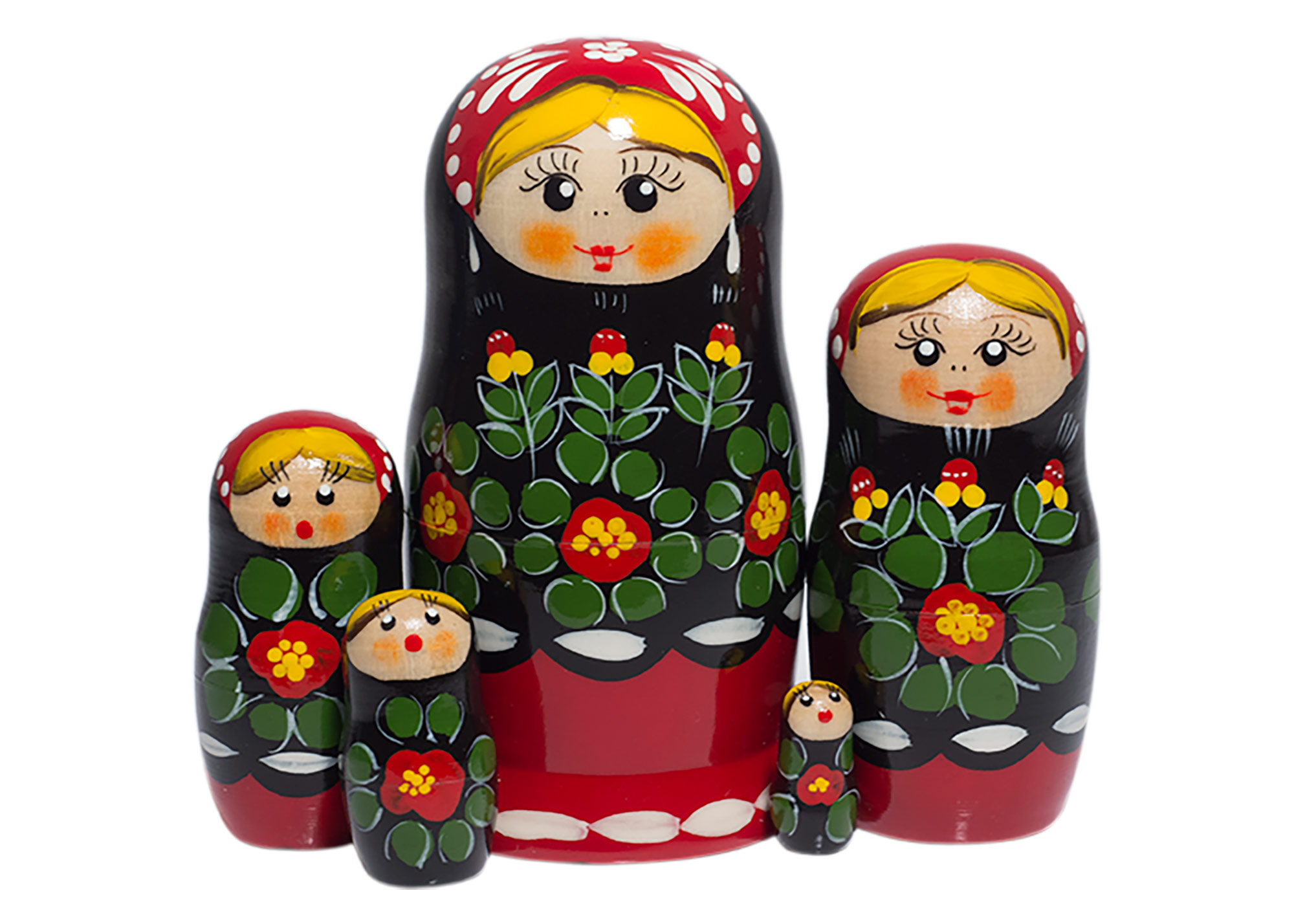 Buy Матрешка "Маки" 5 мест 7,5 см at GoldenCockerel.com