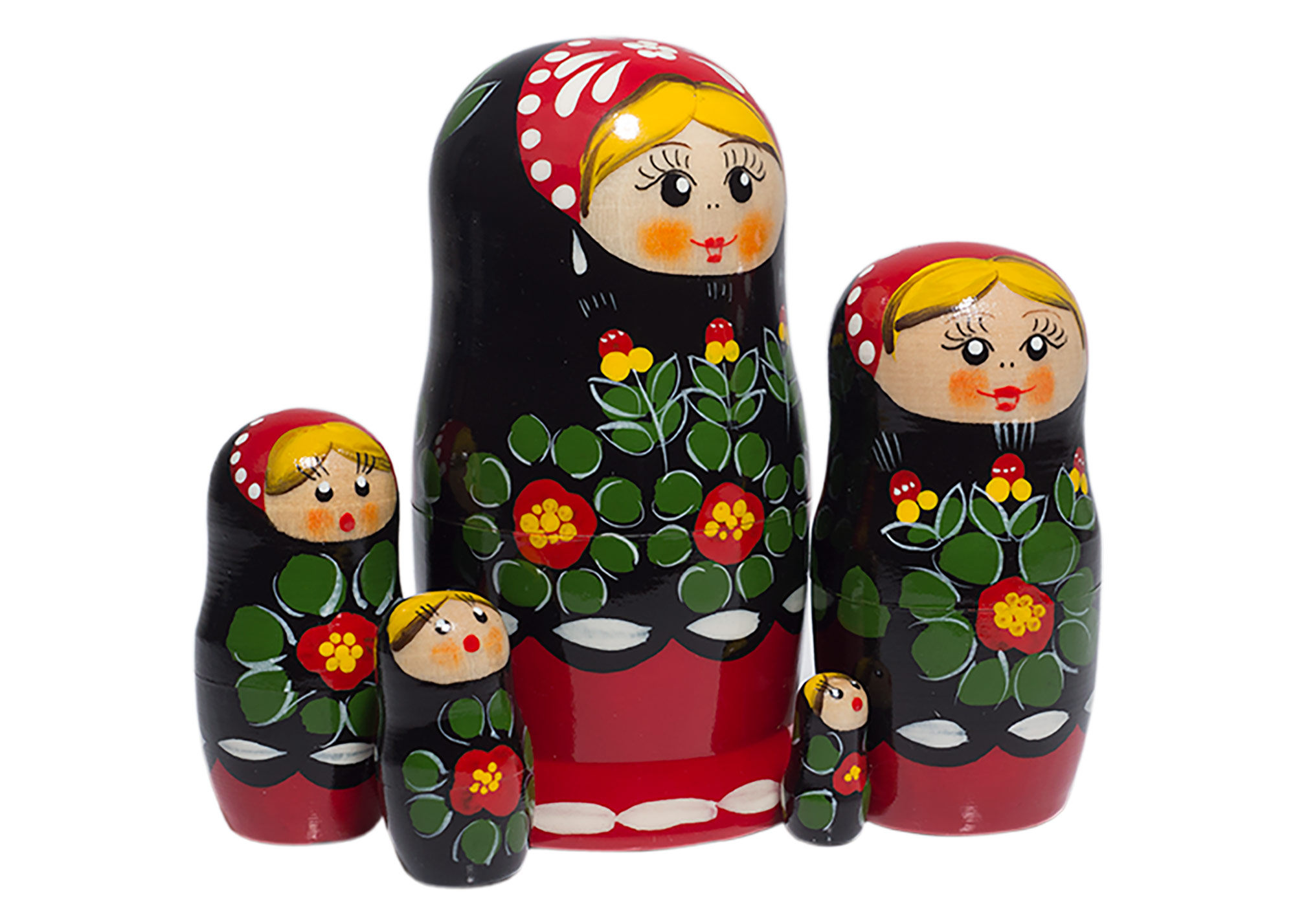 Buy Матрешка "Маки" 5 мест 7,5 см at GoldenCockerel.com