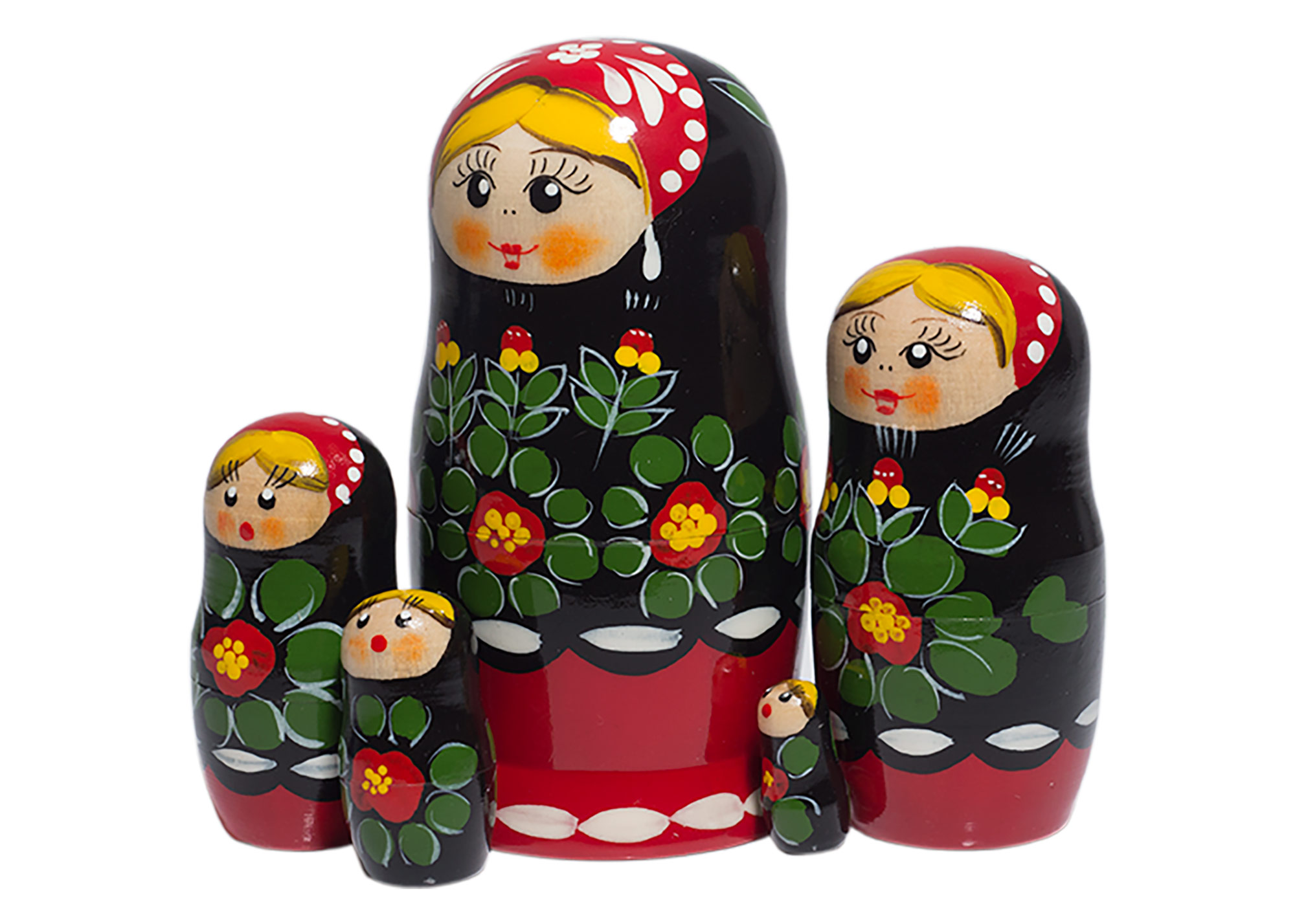 Buy Матрешка "Маки" 5 мест 7,5 см at GoldenCockerel.com