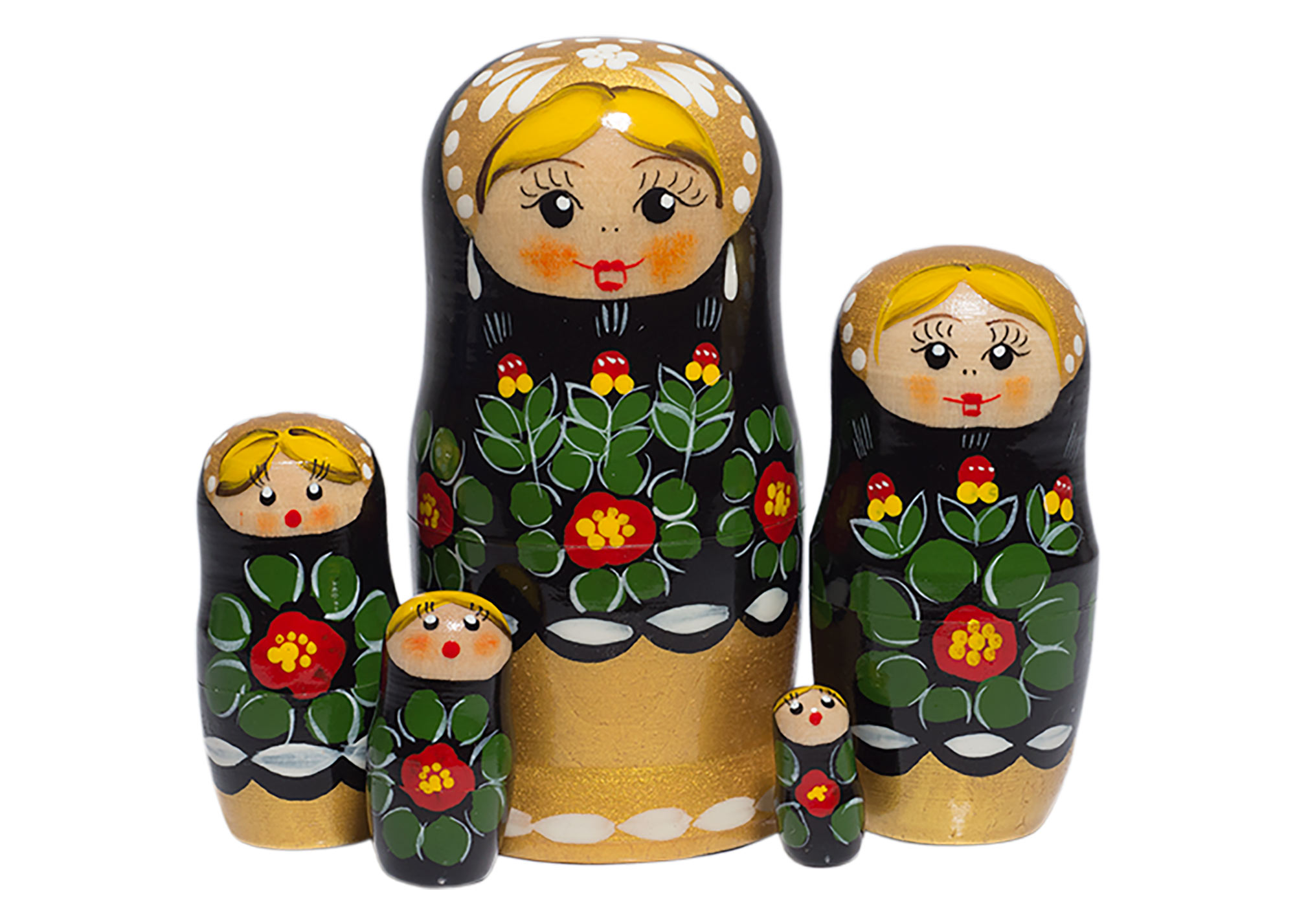 Buy Poppies Nesting Doll 5pc./4" at GoldenCockerel.com