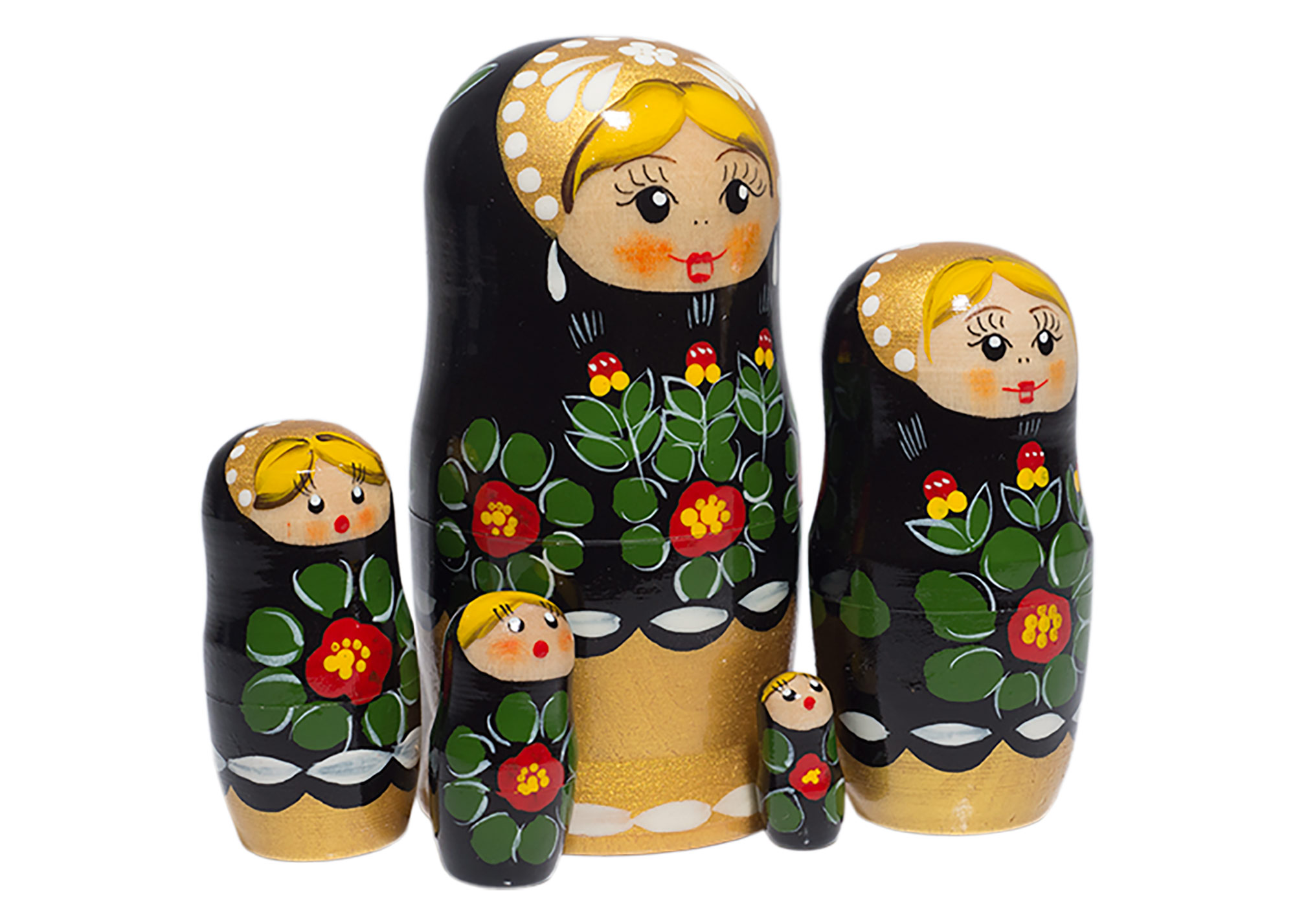 Buy Poppies Nesting Doll 5pc./4" at GoldenCockerel.com