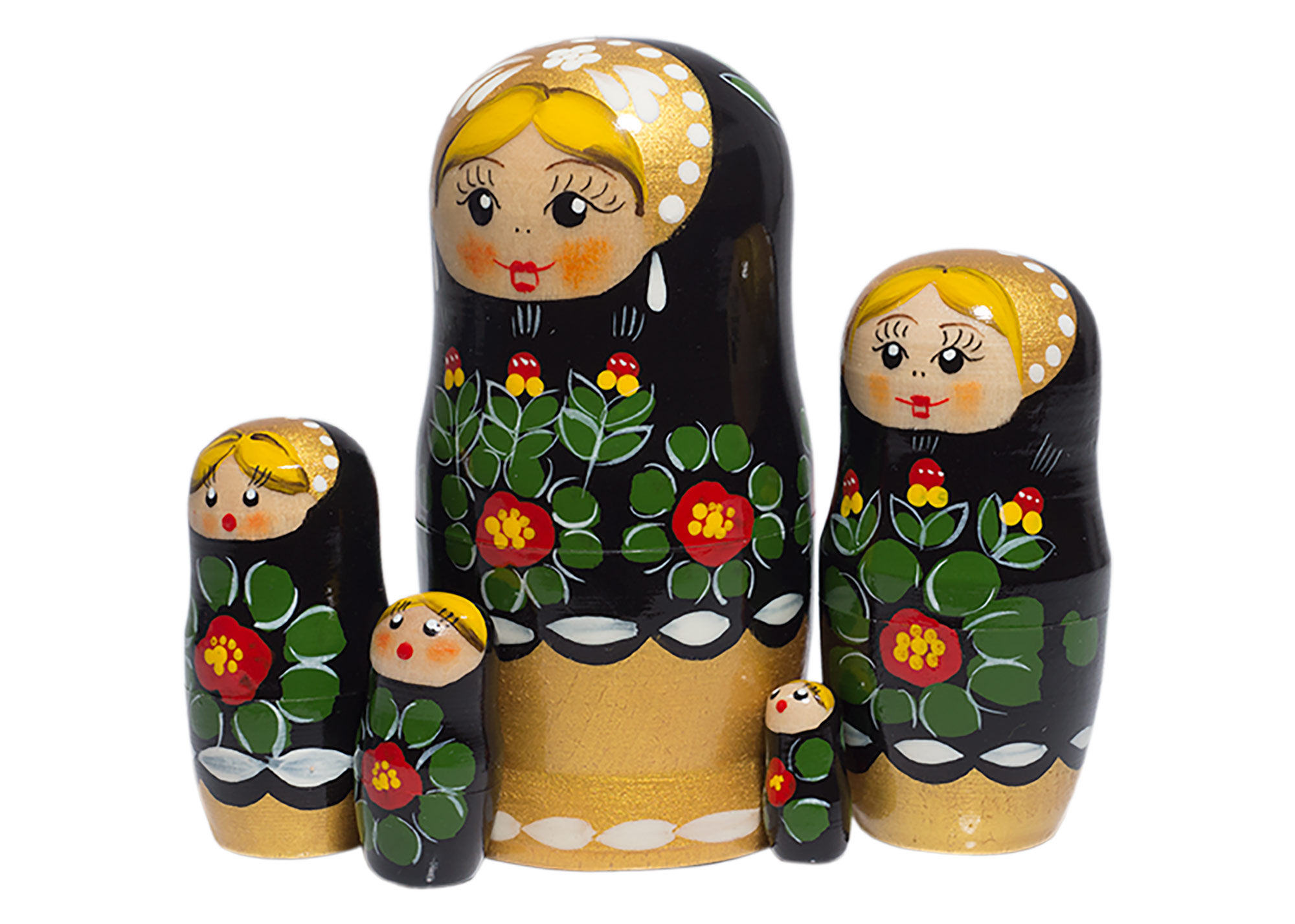 Buy Матрешка "Маки" 5 мест 7,5 см at GoldenCockerel.com